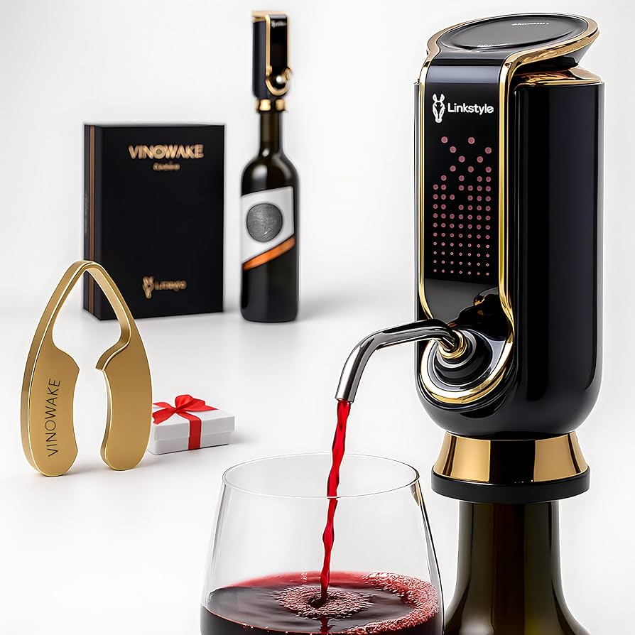 Amazon.com: VINOWAKE Triovino Electric Wine Aerator, Dispenser and