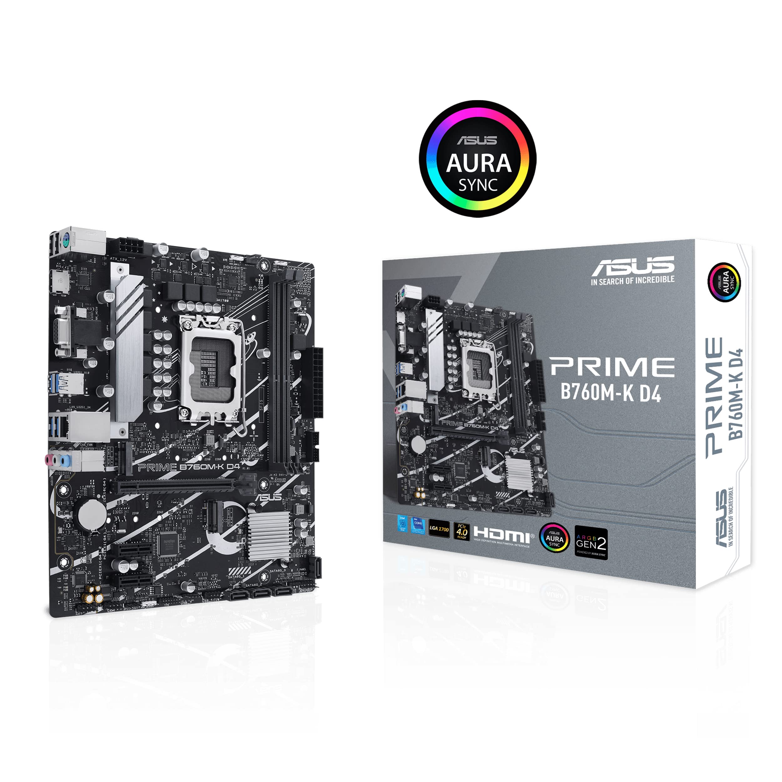 Amazon.com: ASUS Prime B760M-K D4 Intel® B760 (LGA 1700)(13th and
