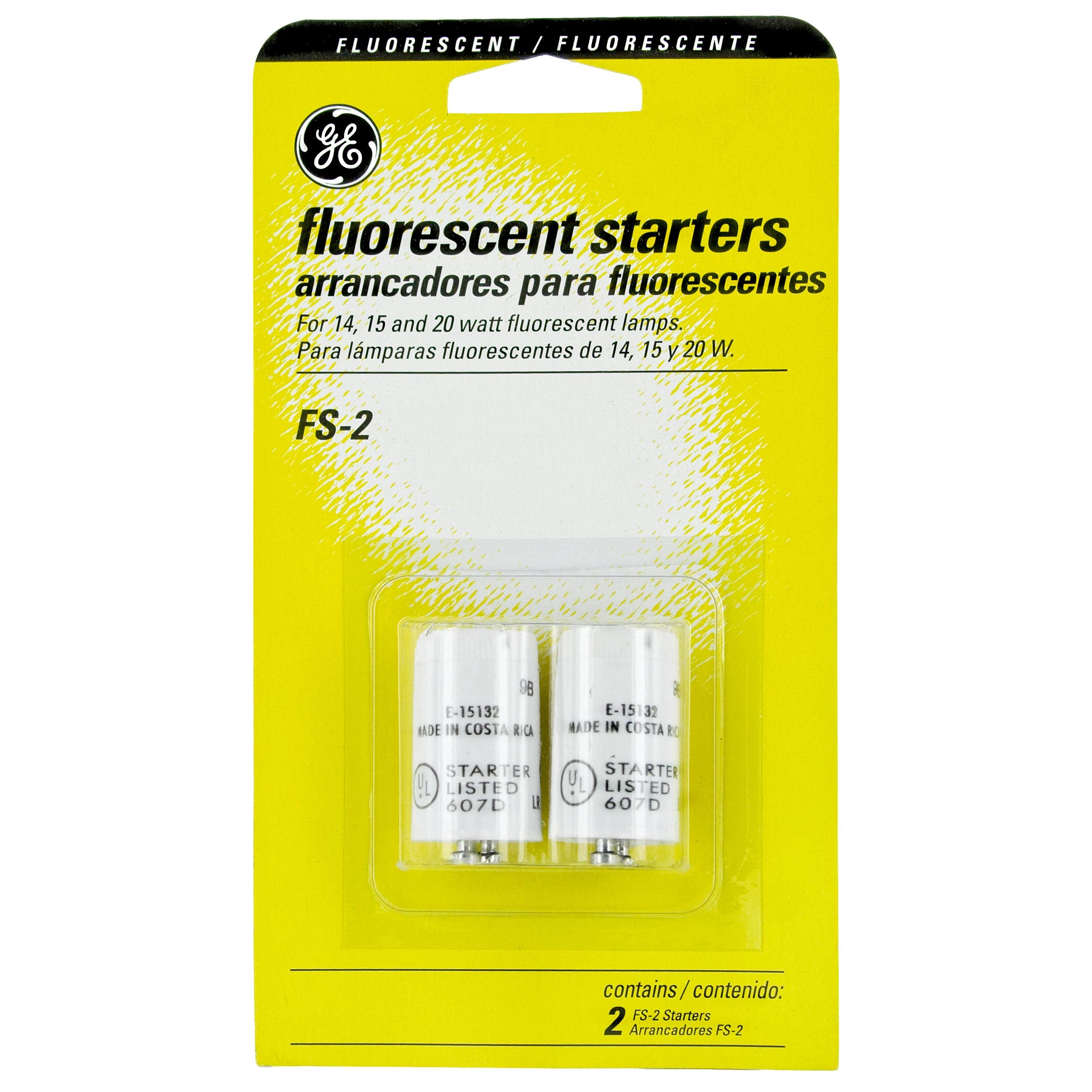 G E Lighting 2-Pack 64818 GE FS-2-C/TP Fluorescent Starter