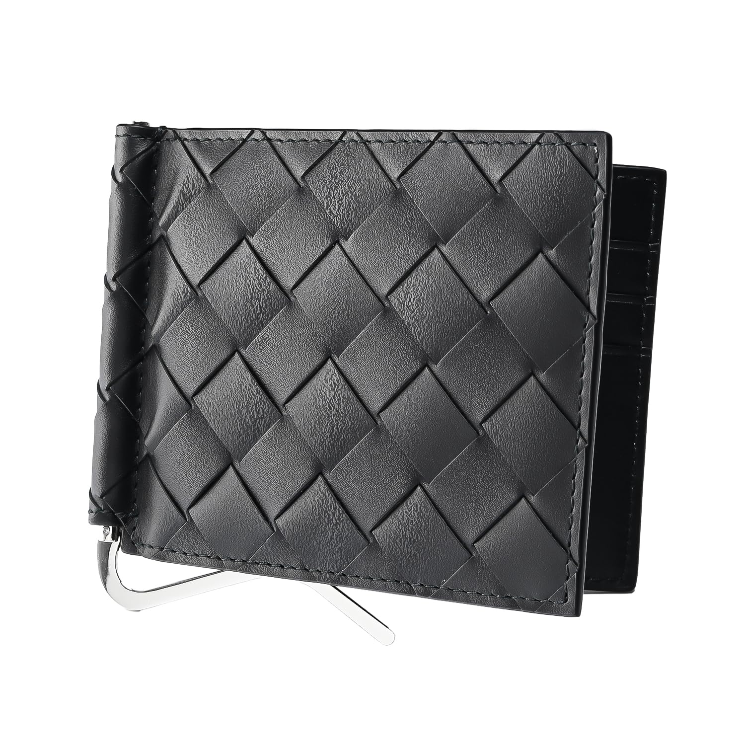 ボッテガヴェネタ【極美品】ブルーイントレチャートマネークリップ2