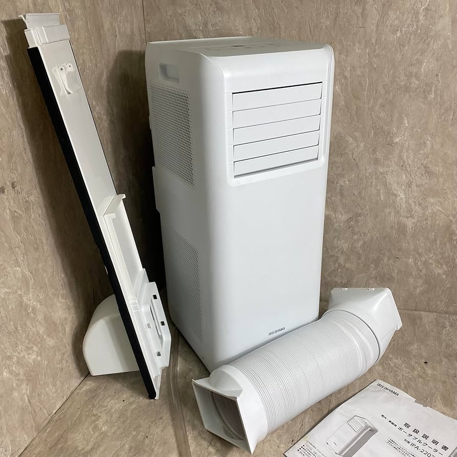 Amazon | IPA-2203G(ホワイト) ポータブルクーラー 2.2kW 冷房専用 7畳
