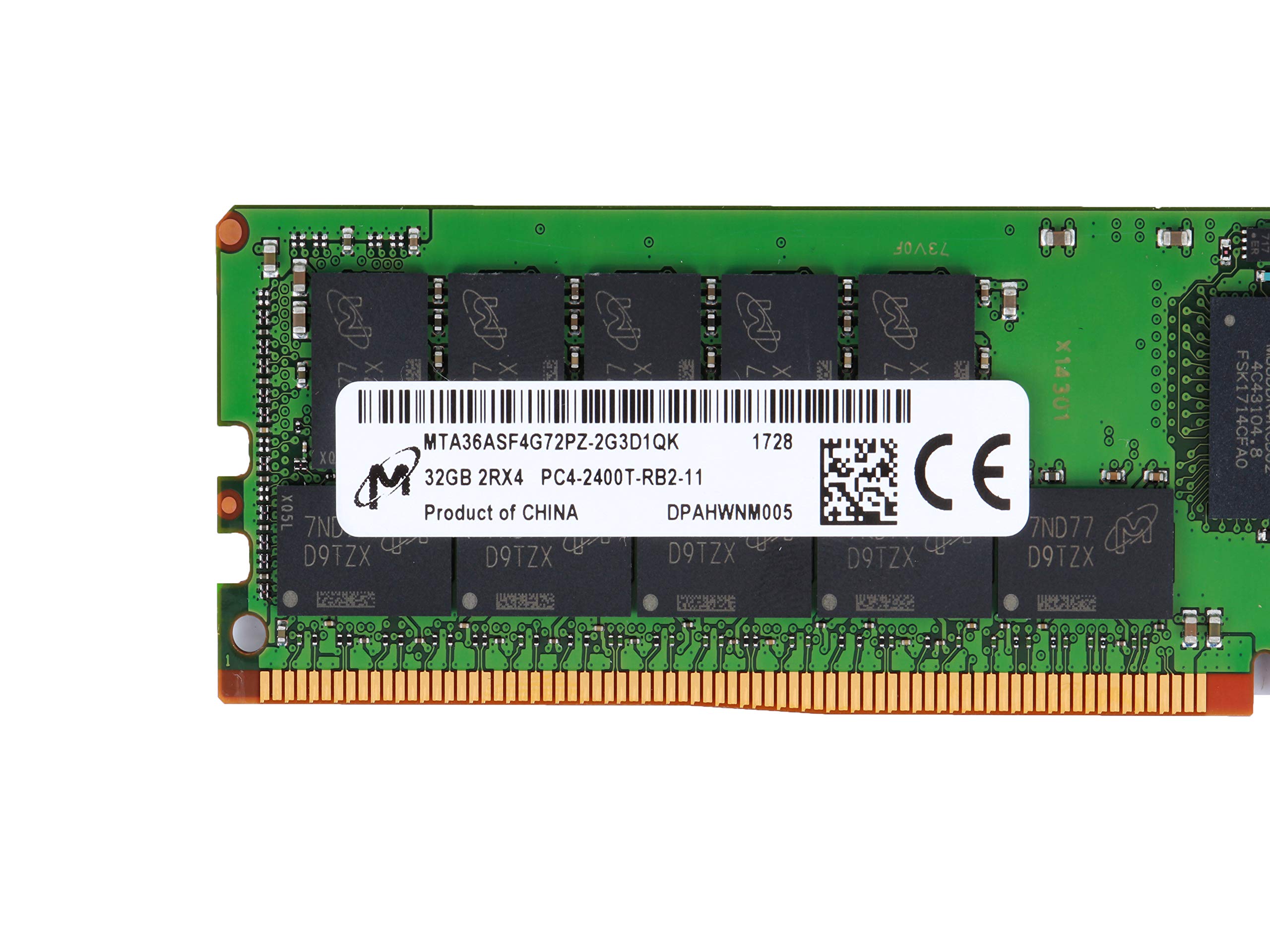 MICRON 32GB PC4-2400T-R Registered ECC 2RX4 Memory RDIMM
