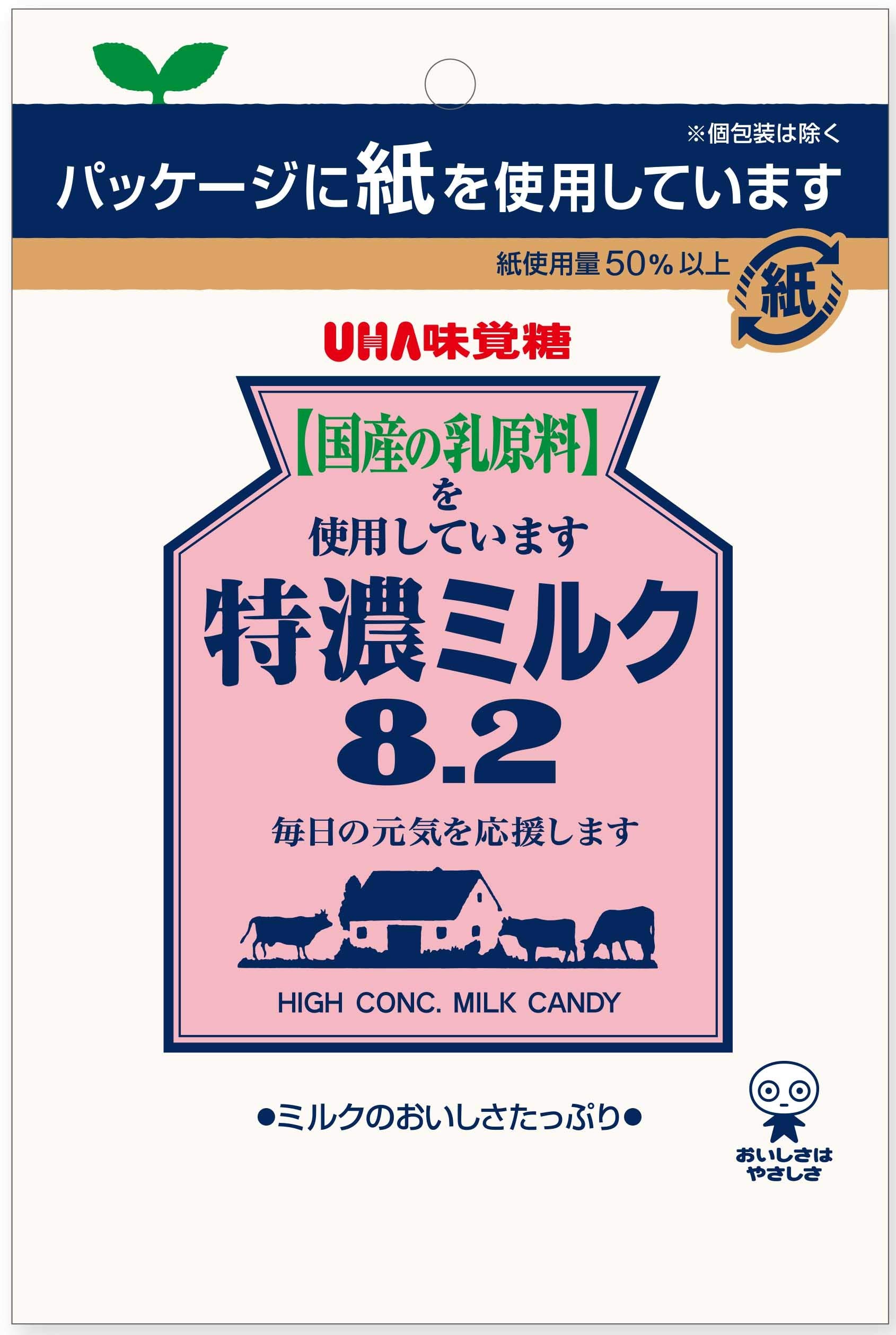 Amazon.co.jp: UHA味覚糖 特濃ミルク8.2 88g ×6袋 : 食品・飲料・お酒