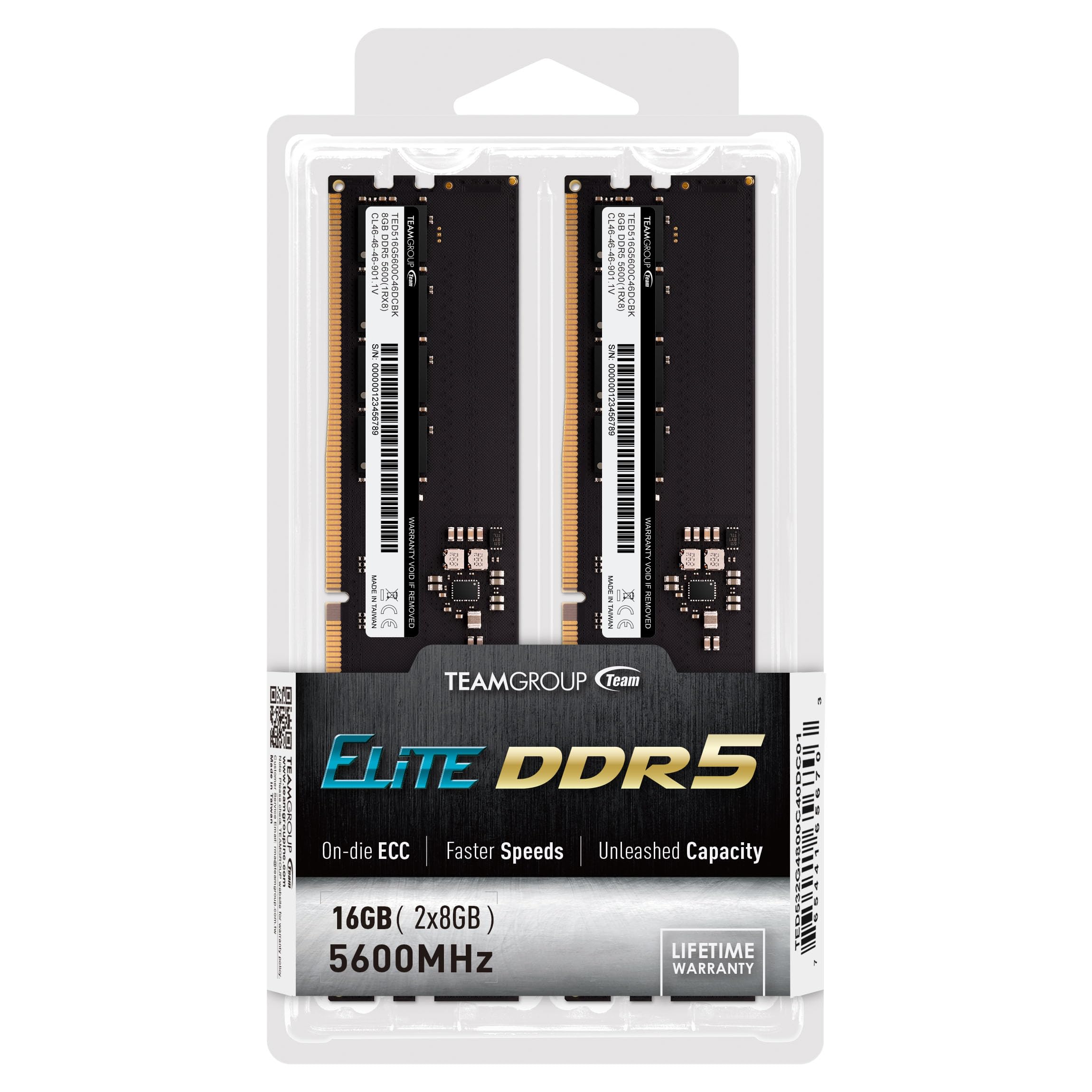 Amazon.co.jp: TEAMGROUP Elite DDR5 16GB キット (2x8GB) 5600Mhz PC5