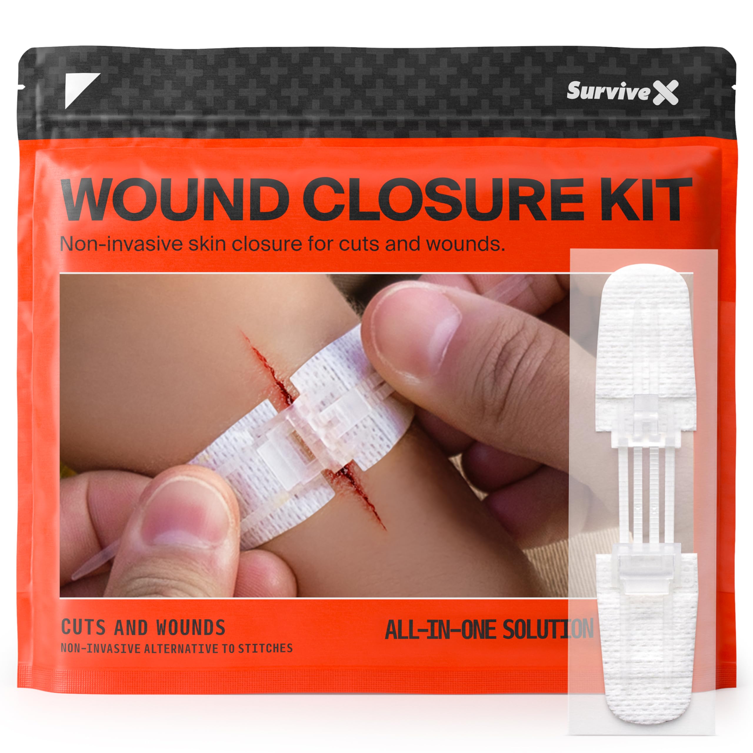 Amazon.com: SurviveX Zip Stitch Wound Closure Strips - Repair