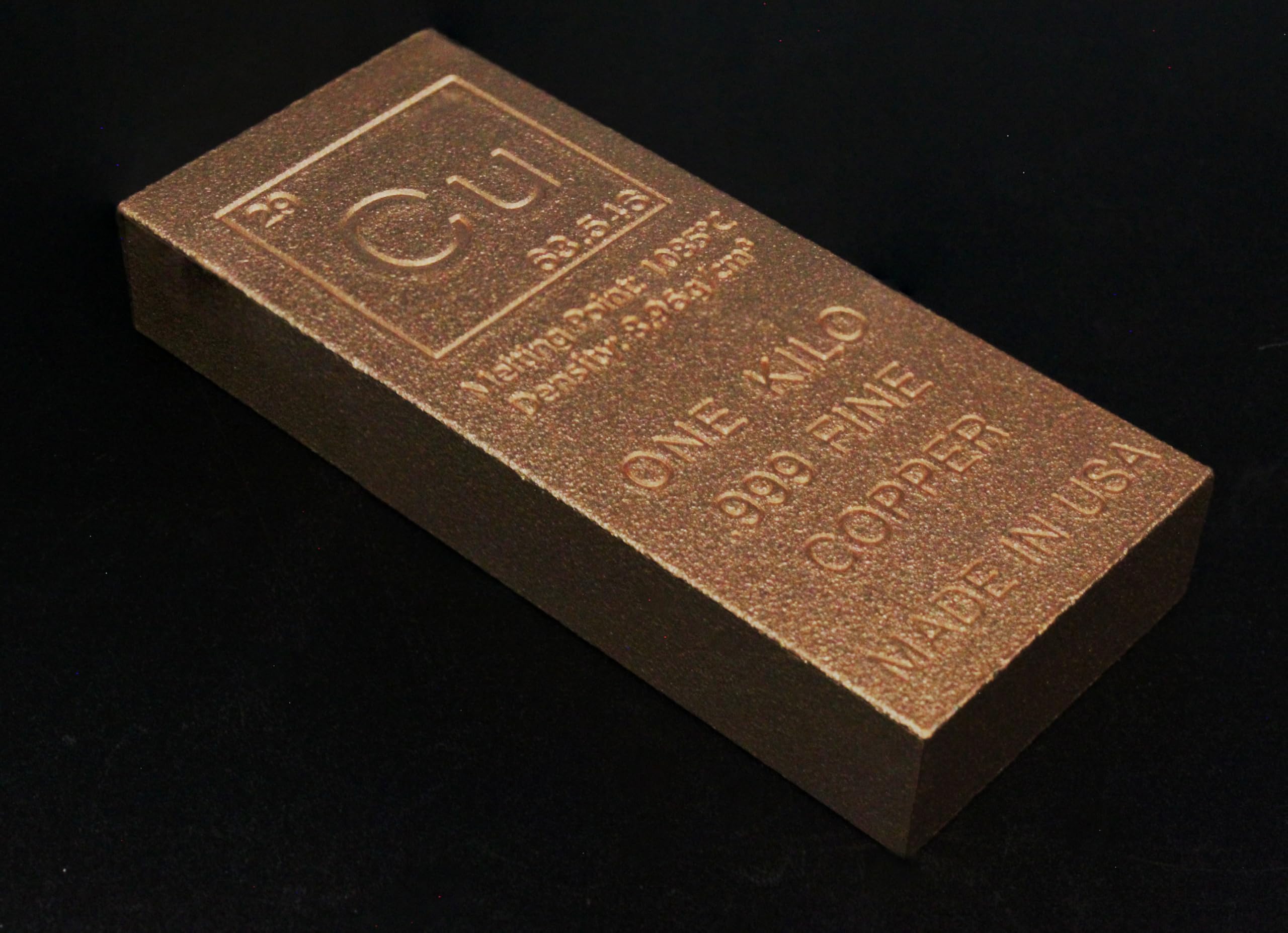 Amazon.co.jp: MINT STATE GOLD (ミントステートゴールド) 1キロ銅棒