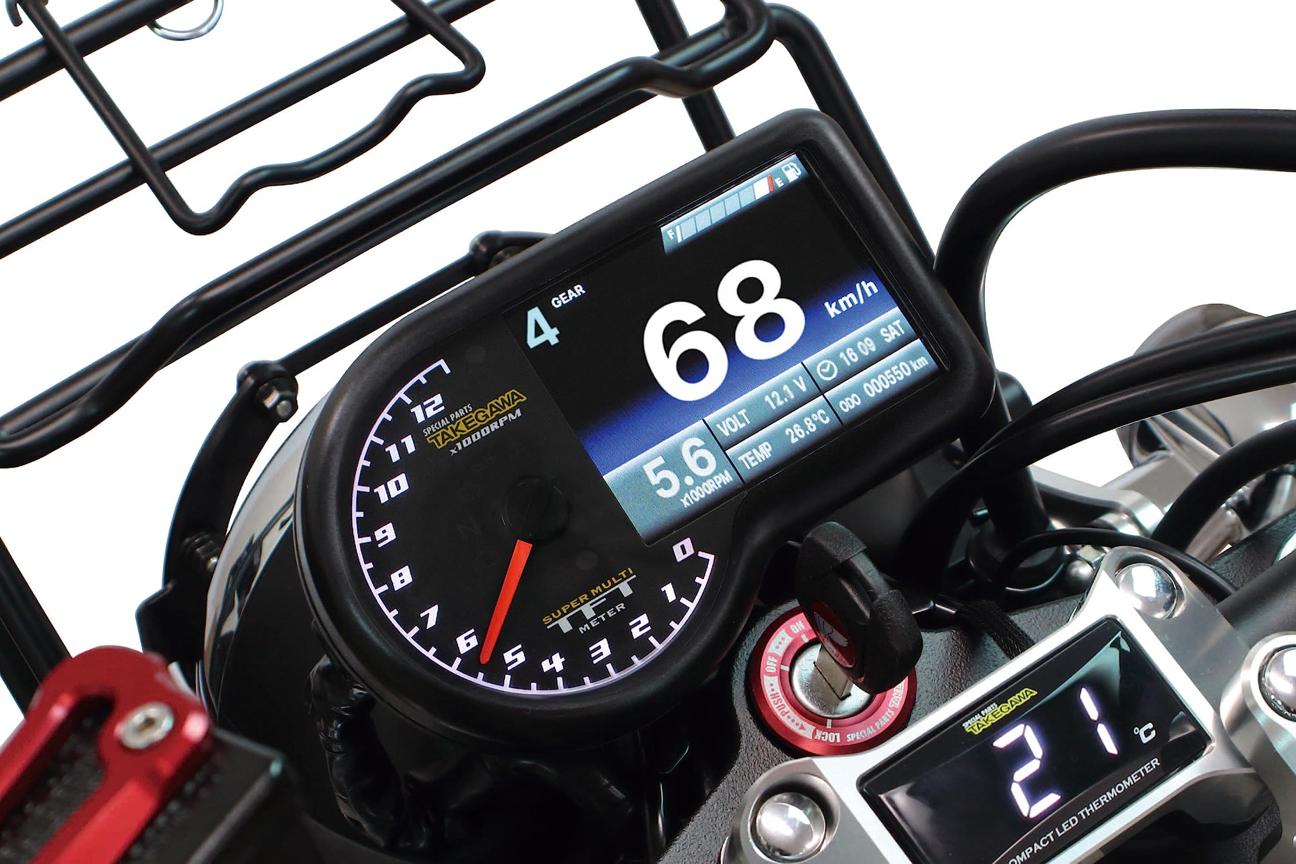 Amazon | スペシャルパーツ武川(TAKEGAWA) スーパーマルチTFTメーター