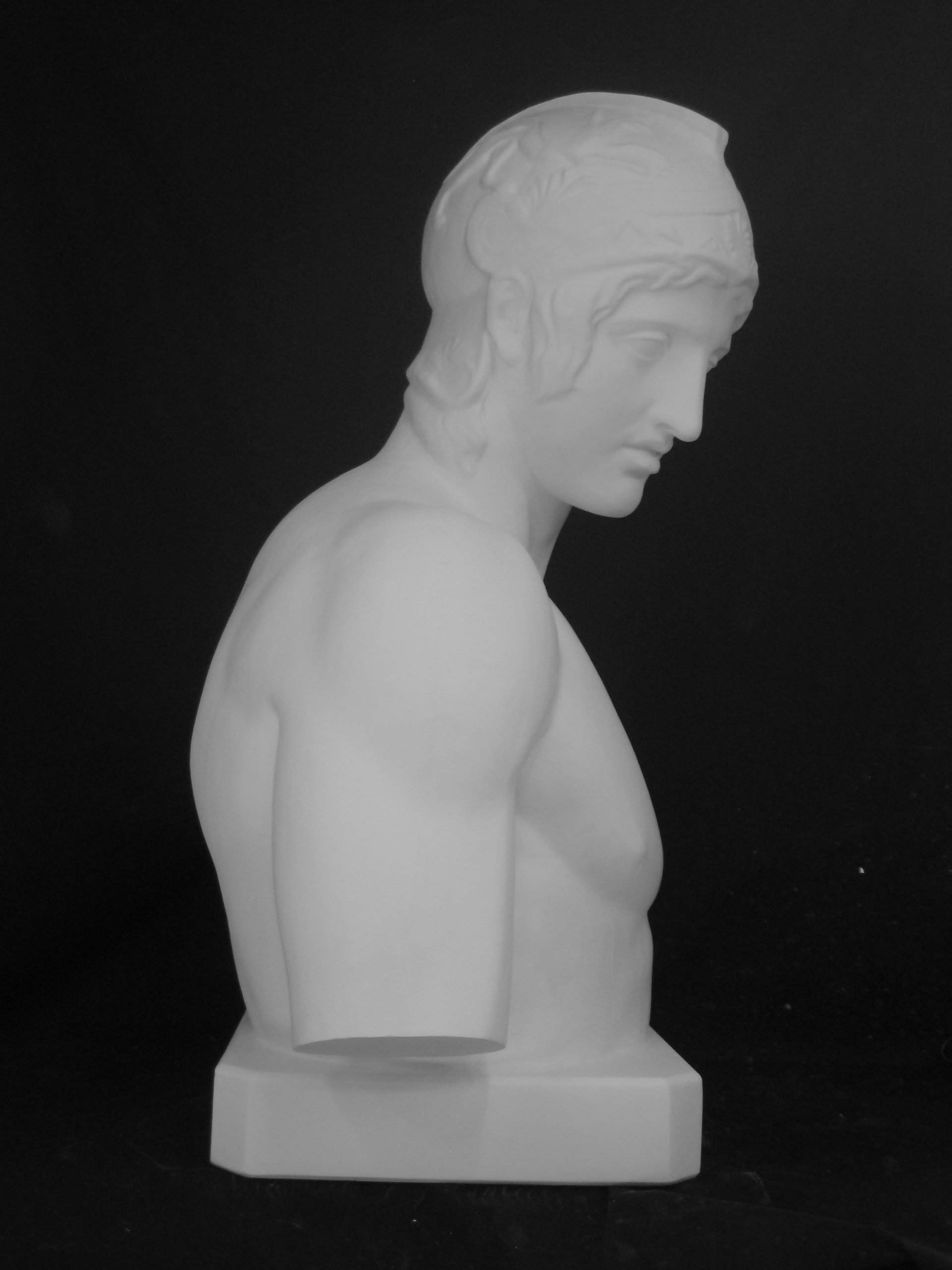 Amazon.co.jp: 石膏像 K－122 ボルゲーゼのマルス胸像（台付） H