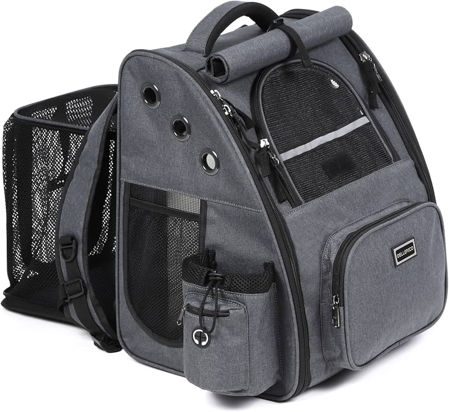 Amazon.co.jp: DELLEPICO ペットリュック ペット 犬 猫 リュック 拡張