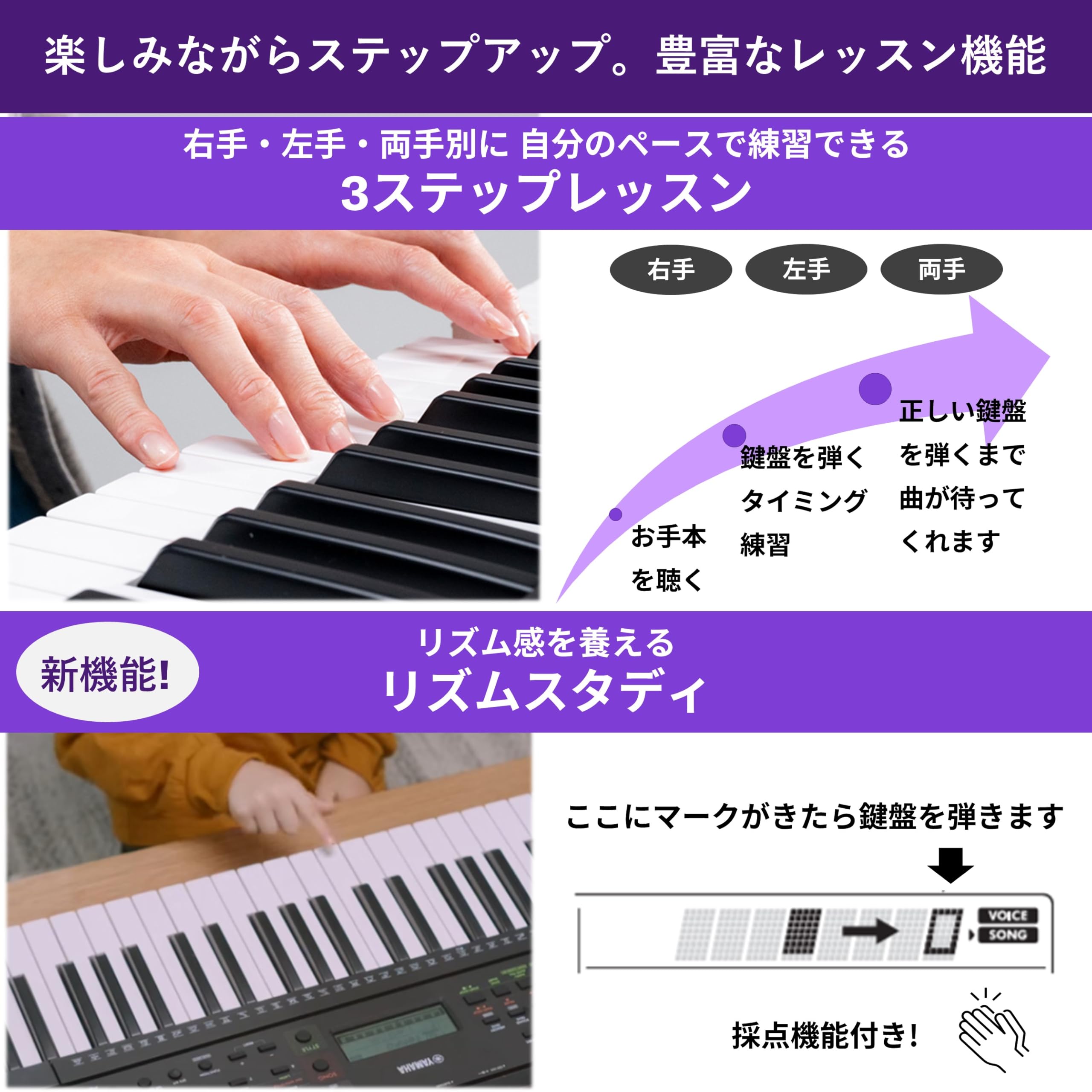 Amazon.co.jp: ヤマハ(YAMAHA) キーボード PSR-E283 61鍵盤 410音色