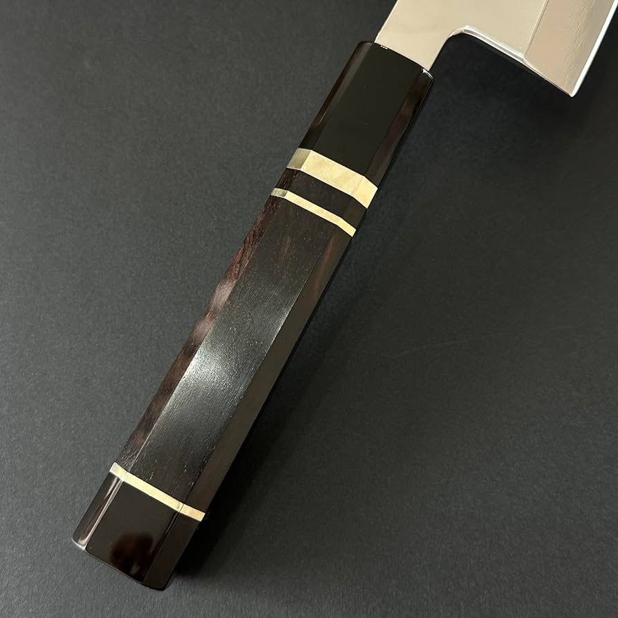 Amazon | 【鏡面仕上げ VG10号出刃包丁】180mm 黒檀八角柄 高級V金10号