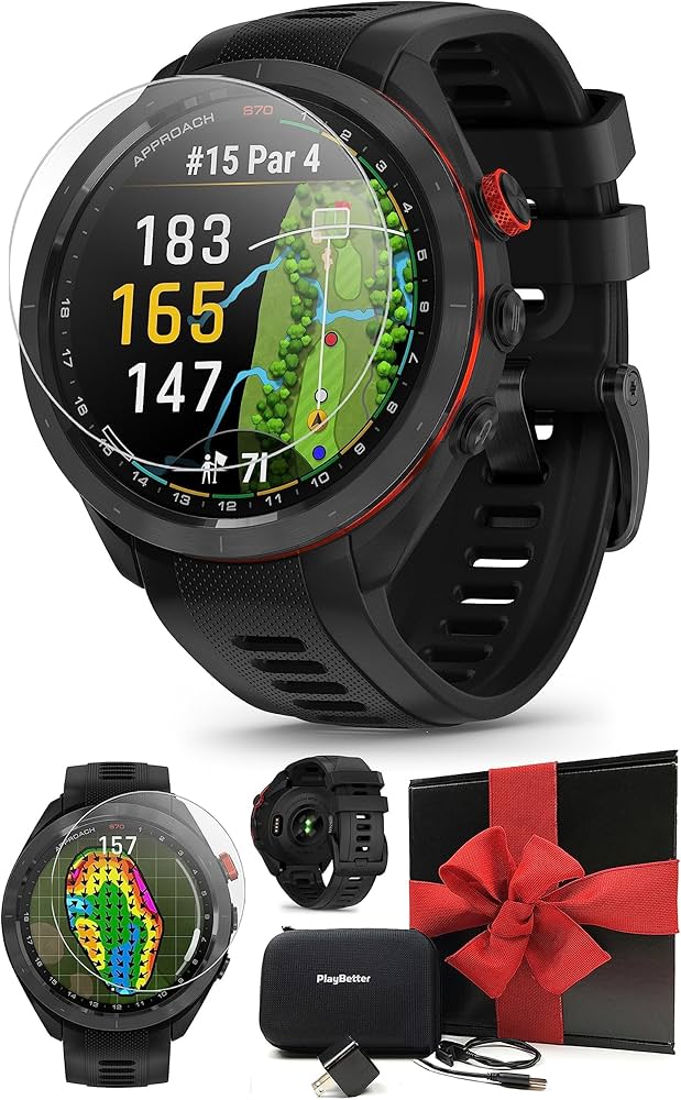 Amazon.com: Garmin Approach S70 (Black, 47mm) Golf GPS Watch