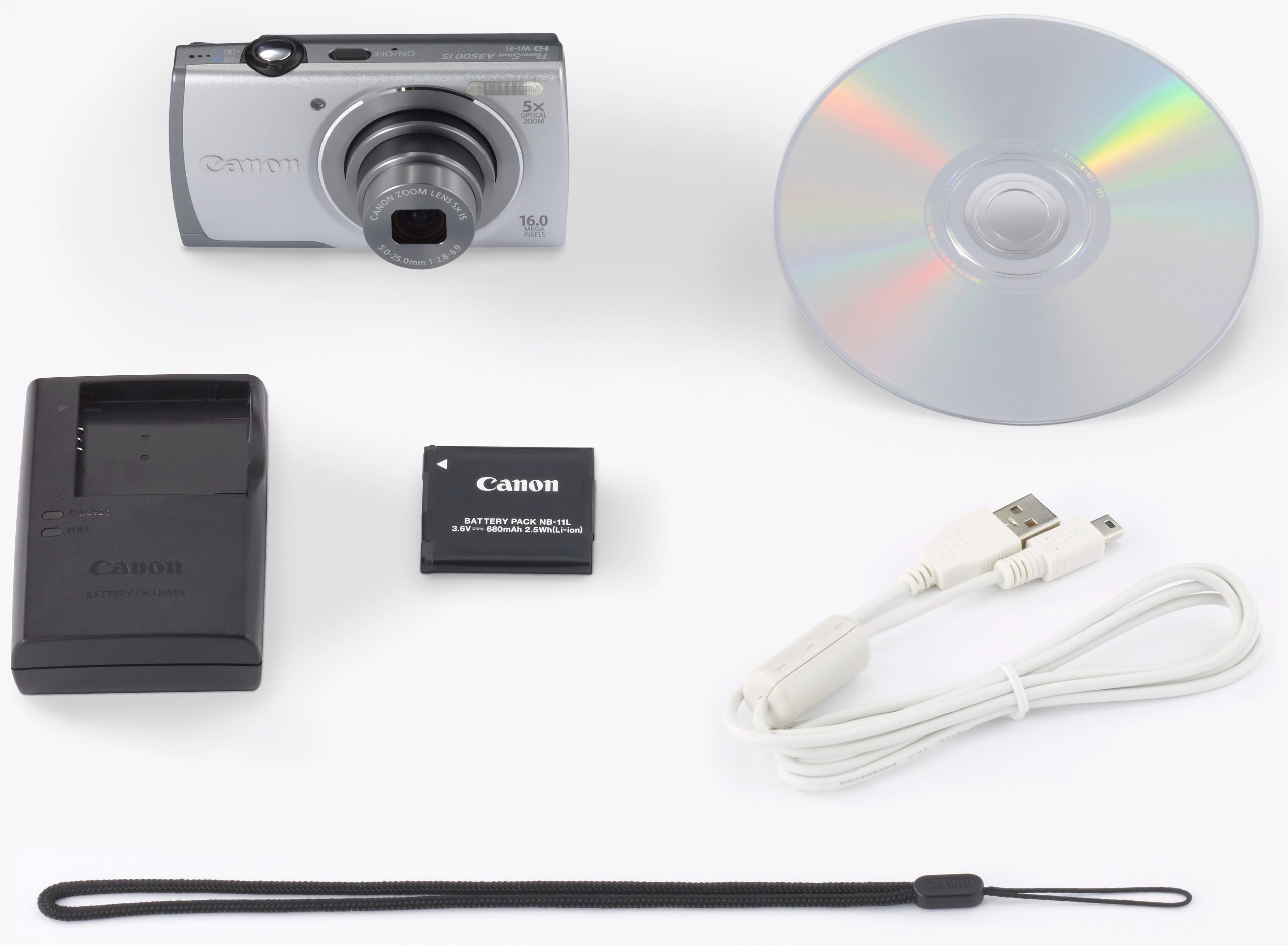 Amazon | Canon デジタルカメラ PowerShot A3500 IS(シルバー) 広角