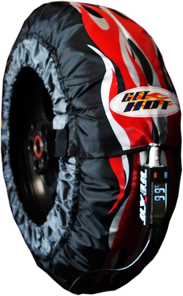 Amazon.co.jp: GET HOTタイヤウォーマー GP-EVO R レッド／シルバー