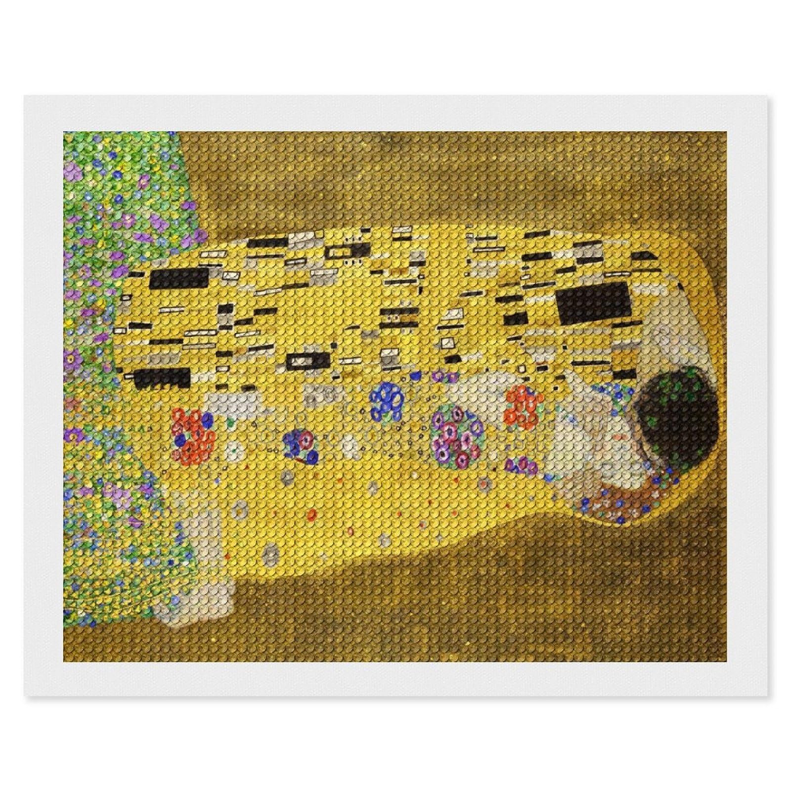 Amazon | クリムト 接吻 ダイヤモンドアート 5Dダイヤモンド塗装