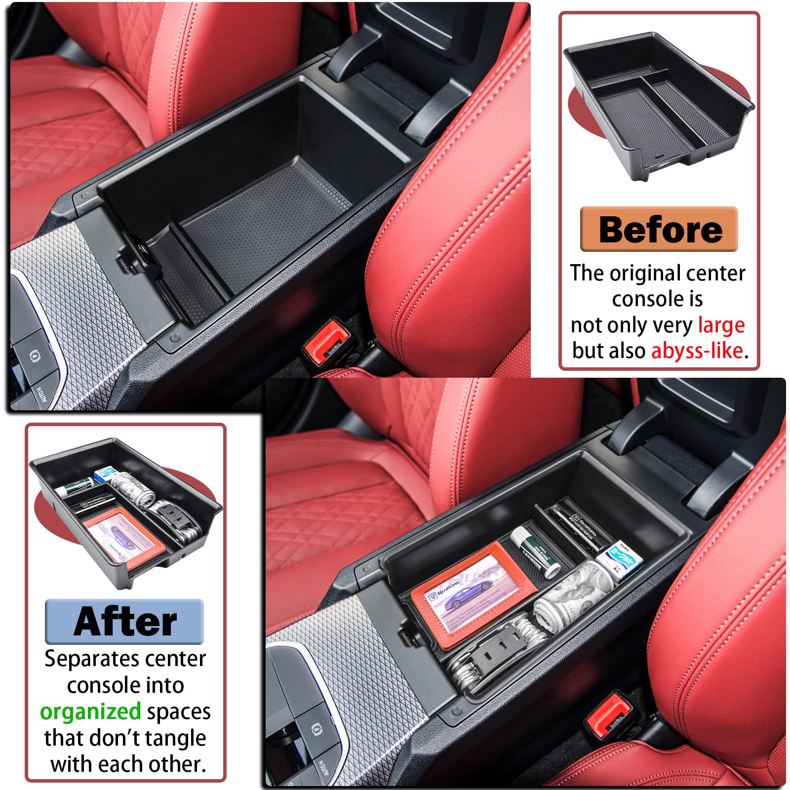 Amazon | RUNROAD センターコンソールオーガナイザー BMW 3シリーズ