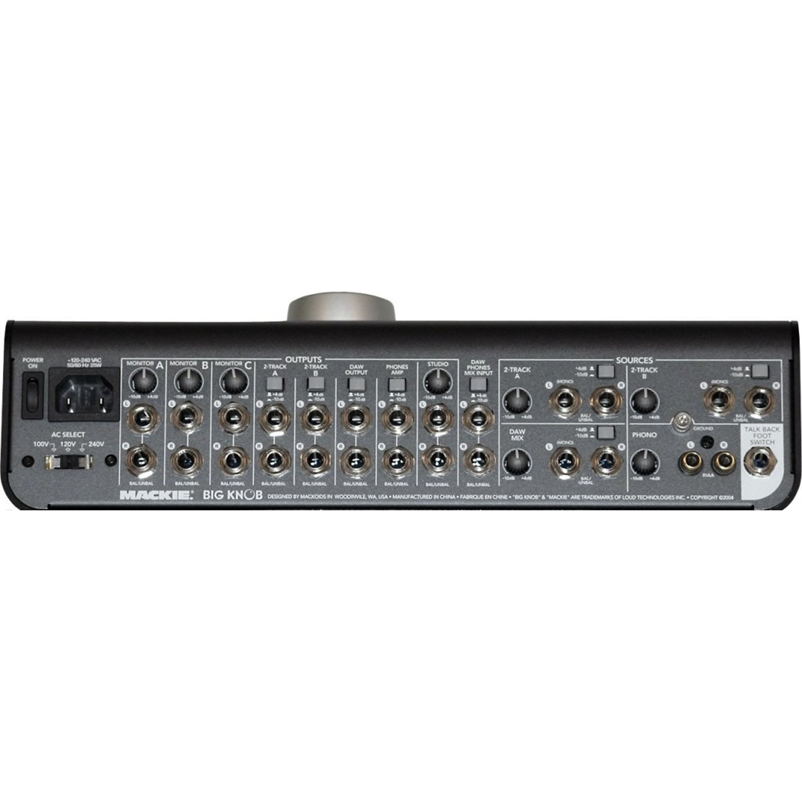 Amazon.co.jp: MACKIE マッキー モニターコントローラー Big Knob 国内