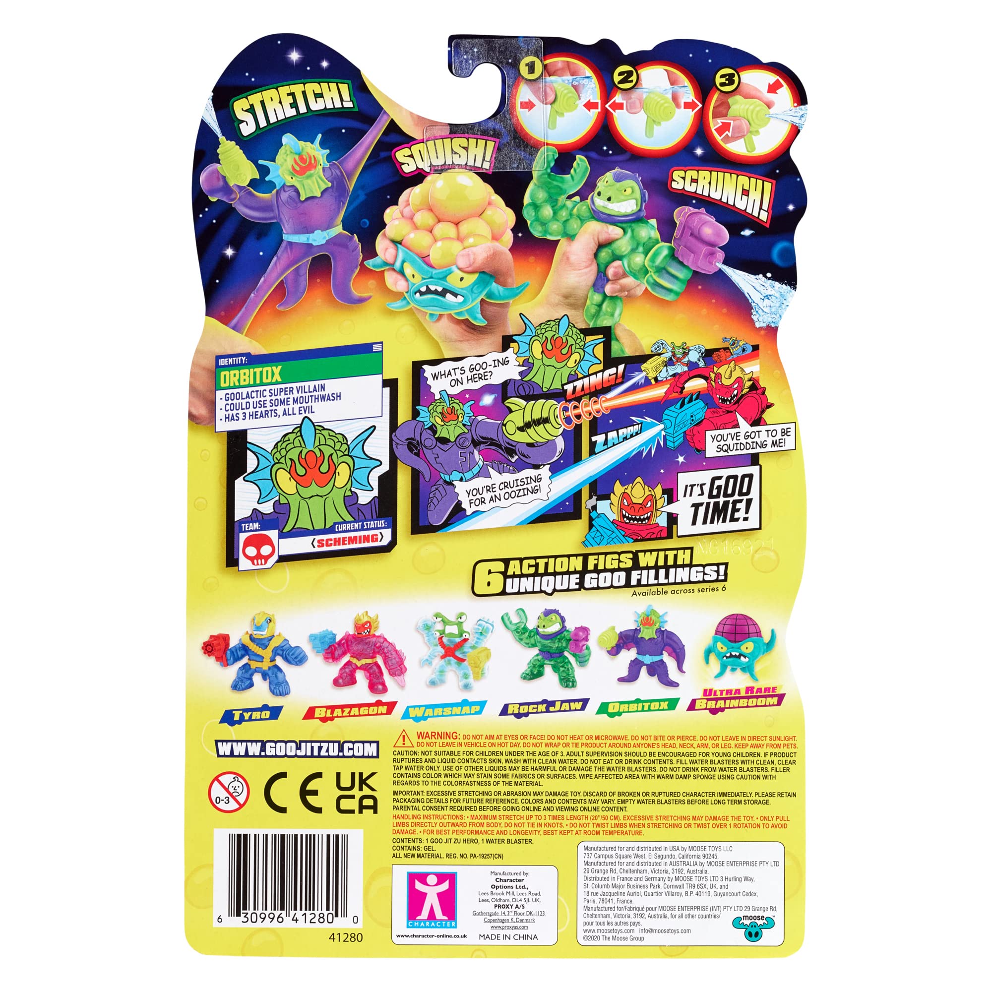 Heroes of Goo JIT Zu - Season 6 - Galaxy Blast Hero Pack - Orbitox