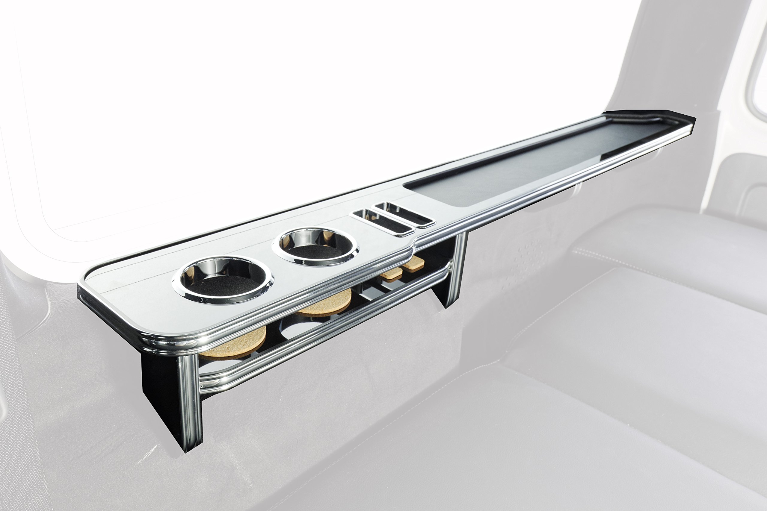 Amazon | 200系ハイエース リアサイドテーブル右側 ブラックウッド 73