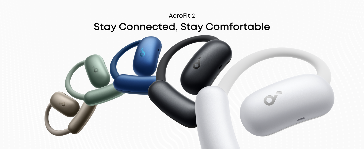 Amazon.com: soundcore AeroFit 2 by Anker, Open-Ear Headphones