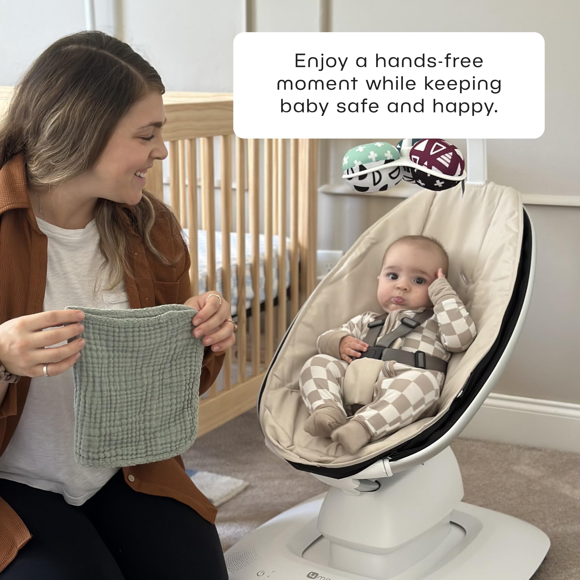 Amazon.co.jp: 4moms MamaRoo マルチモーション ベビースイング