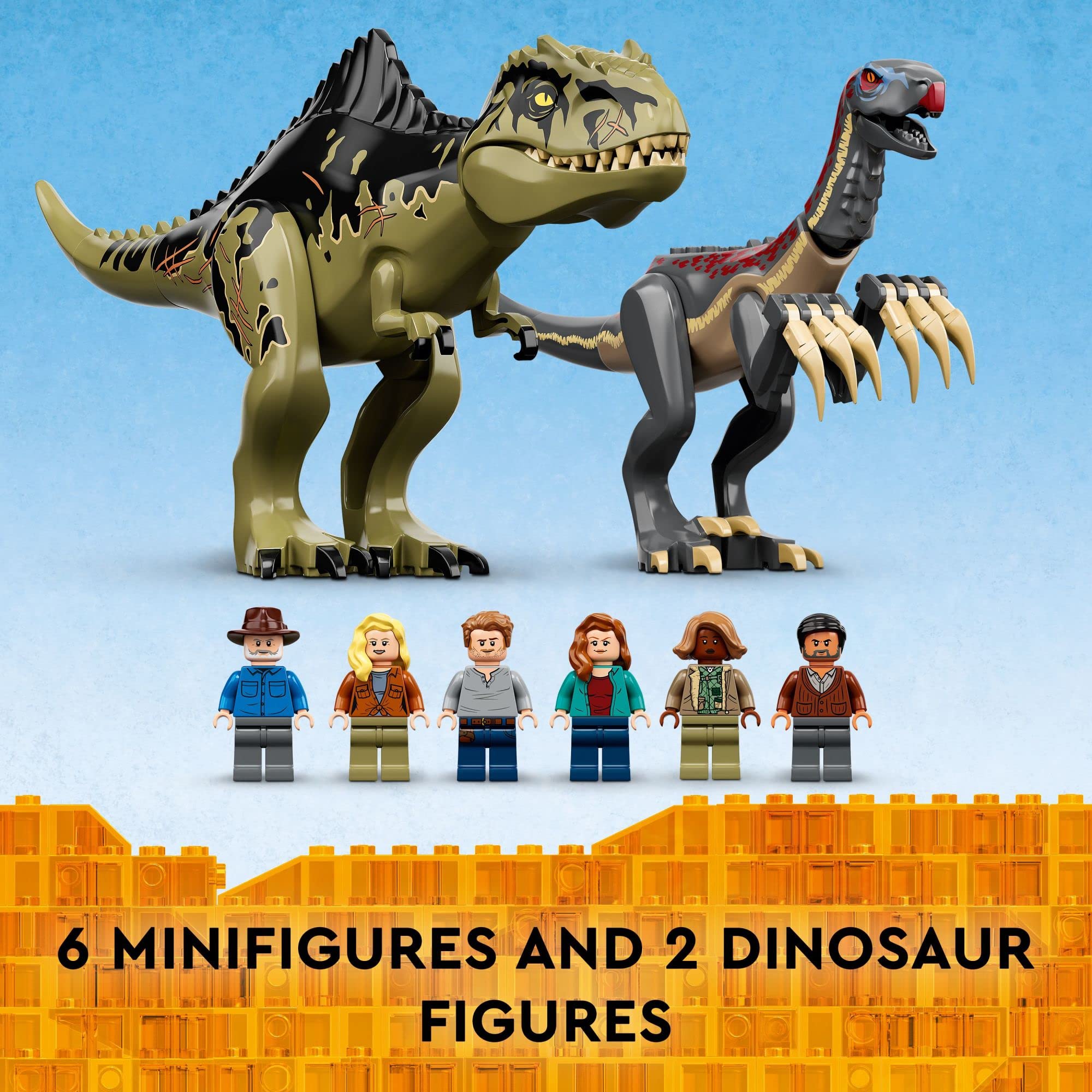 LEGO Jurassic World Giganotosaurus & Therizinosaurus Attack 76949
