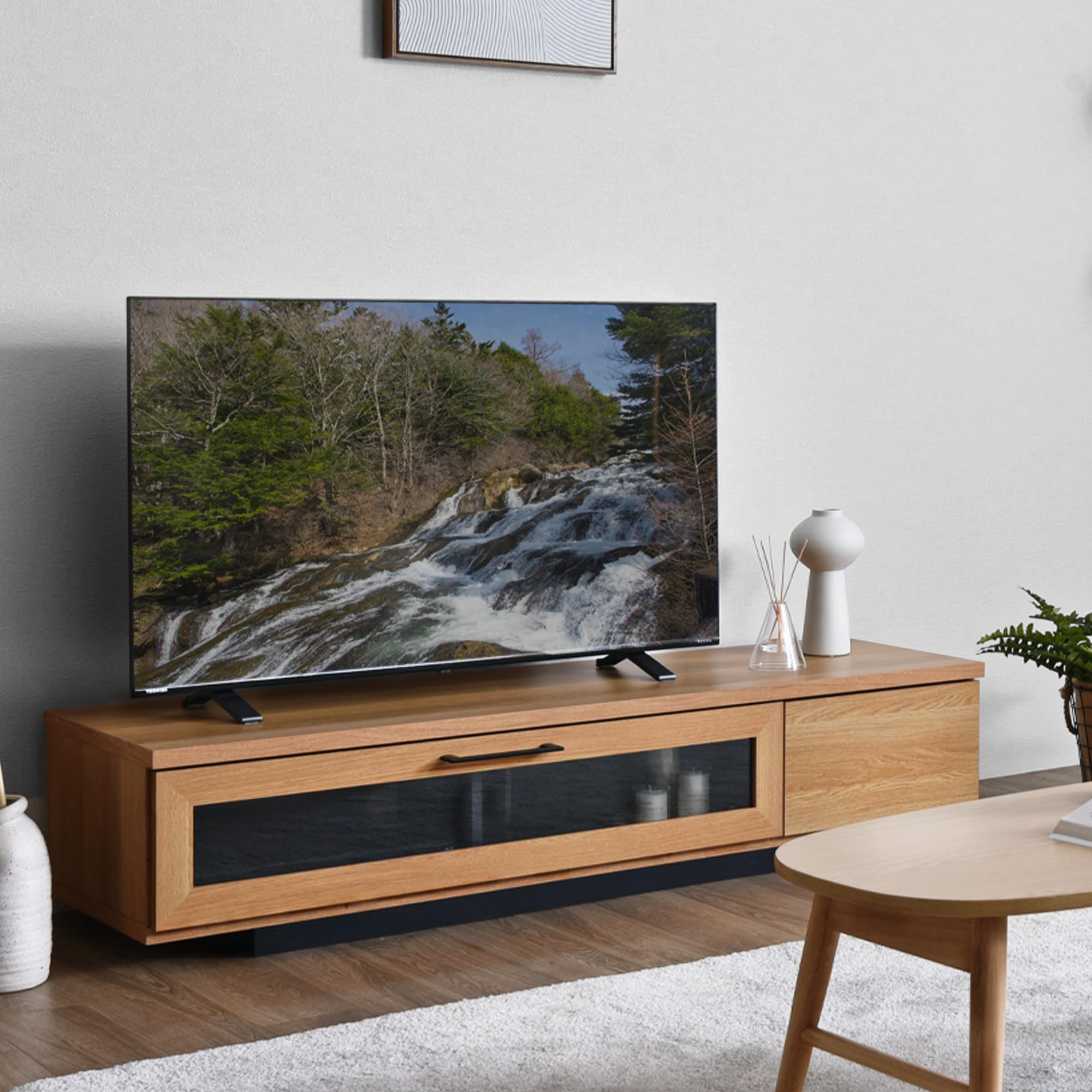 Amazon｜【 組立・設置サービス付き 】テレビボード 140cm 日本製