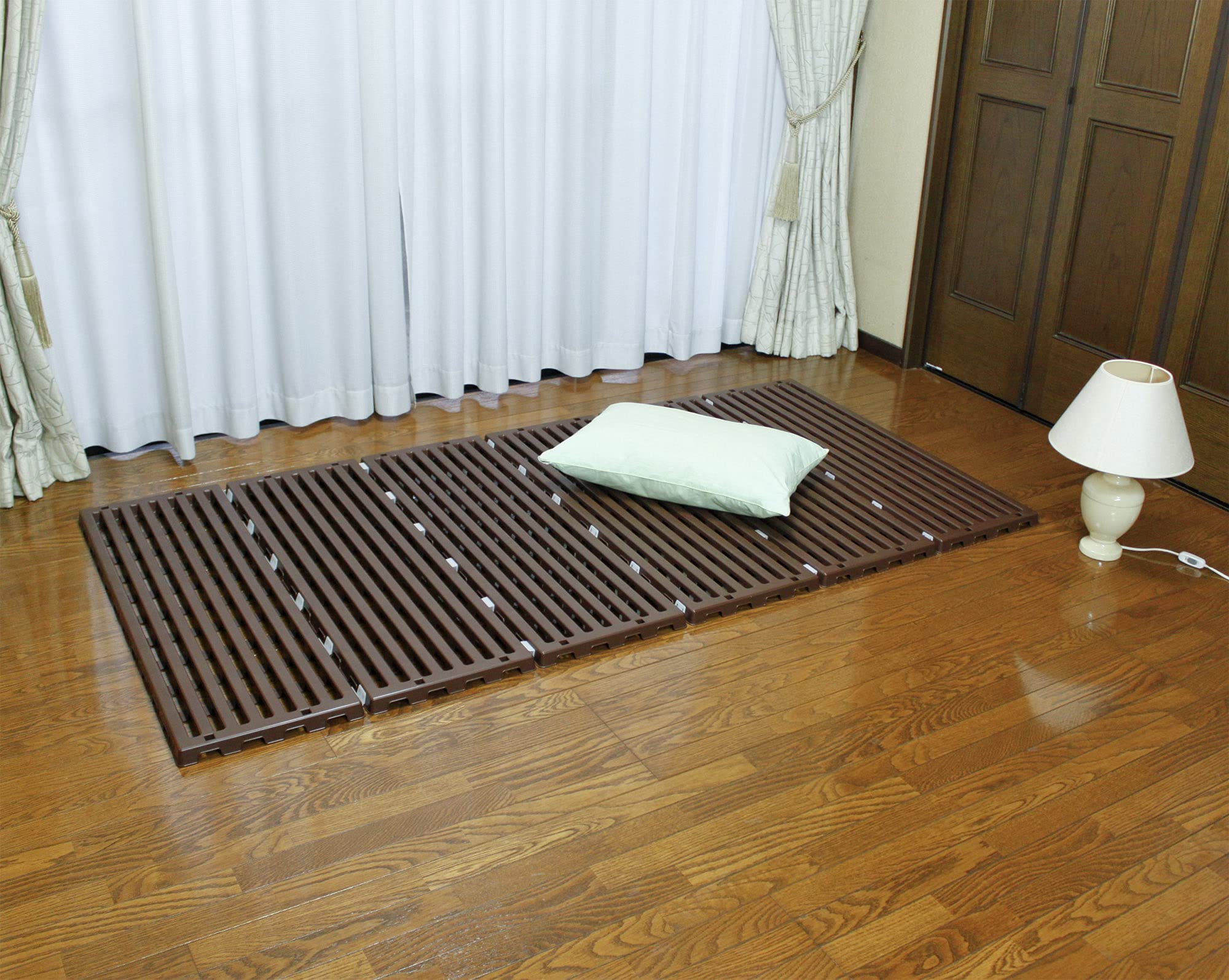 Amazon.co.jp: 蝶プラ工業 すのこベッド エアースリープ ブラウン