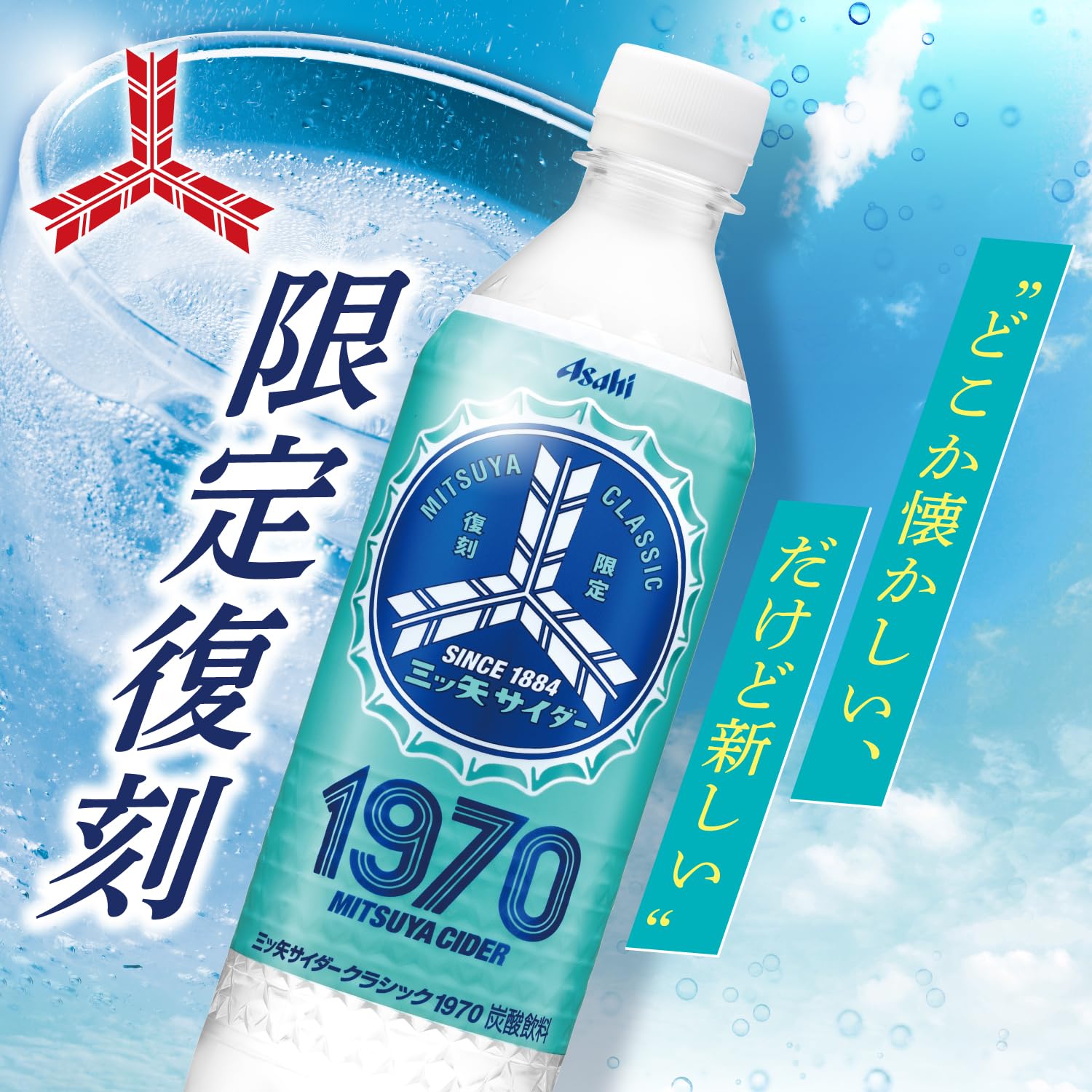 Amazon.co.jp: アサヒ飲料 三ツ矢サイダークラシック1970 500ml×24本