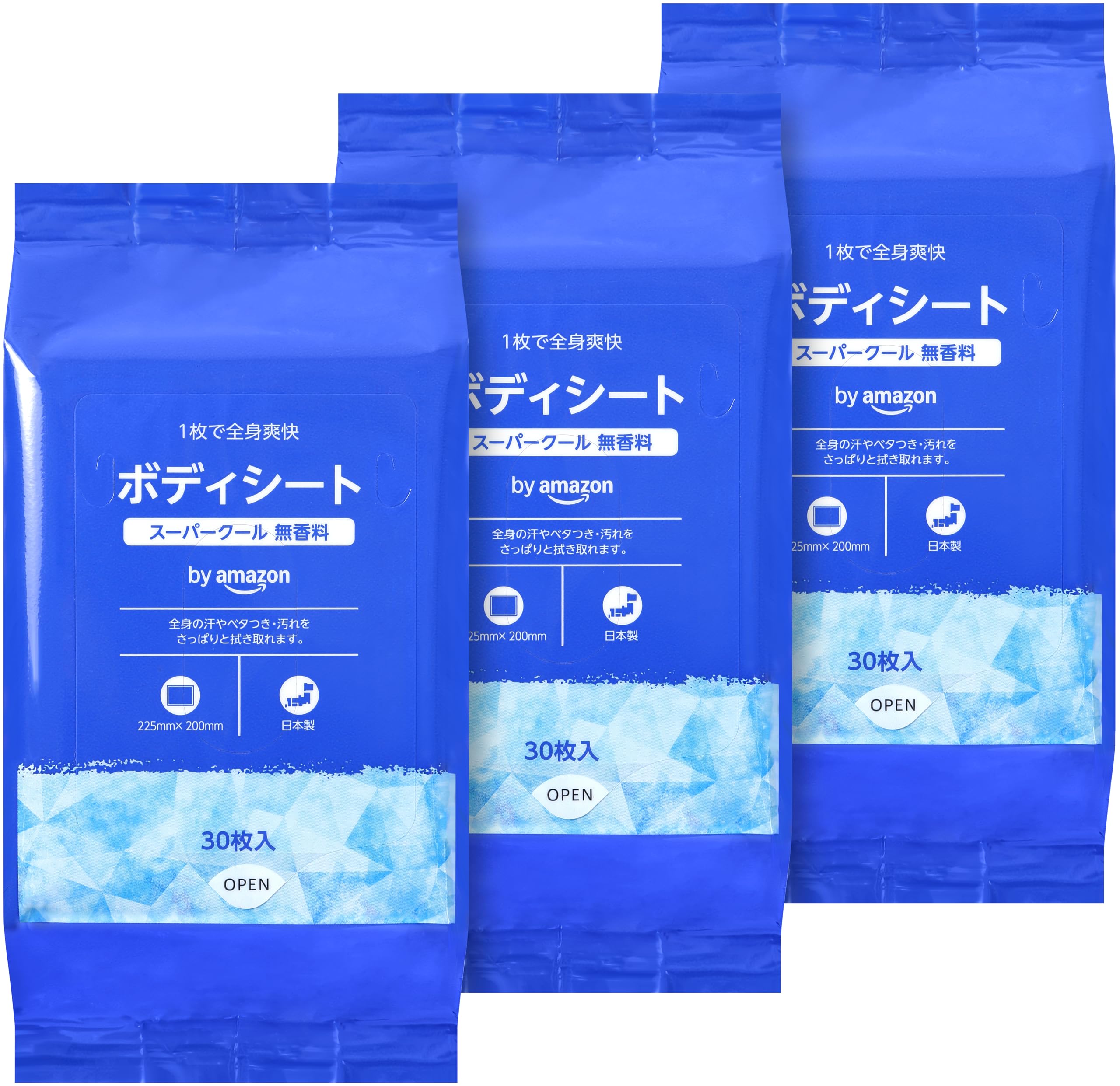 Amazon | by Amazon フェイスシート クール 無香料 44枚×3個 | by