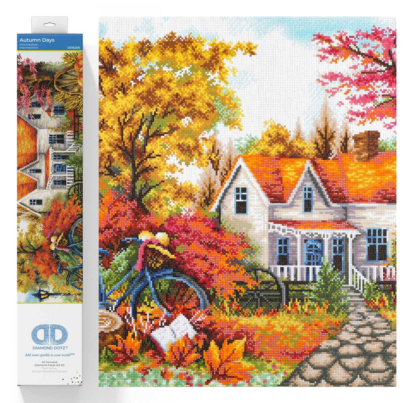 Amazon.com: DIAMOND DOTZ Autumn Days Diamond Painting Kits for