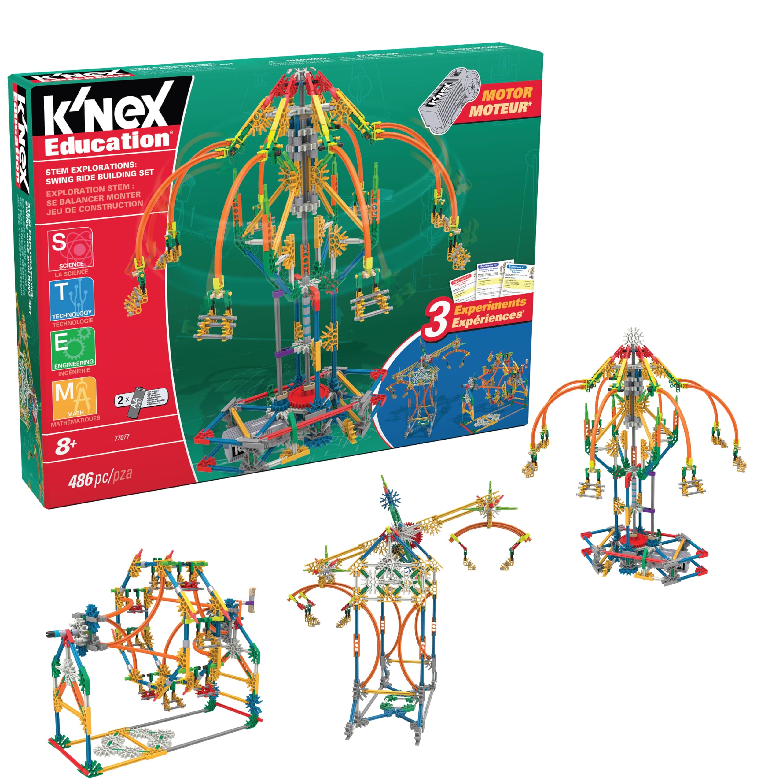 Amazon.com: K'NEX Education - STEM Explorations: Swing Ride