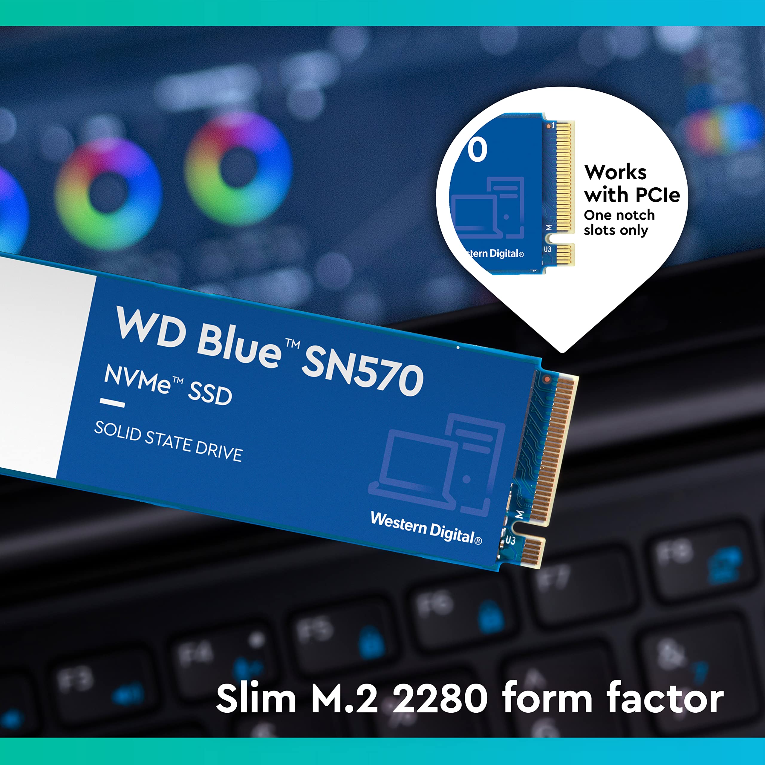 Amazon | Western Digital(ウエスタンデジタル) 1TB WD Blue SN570