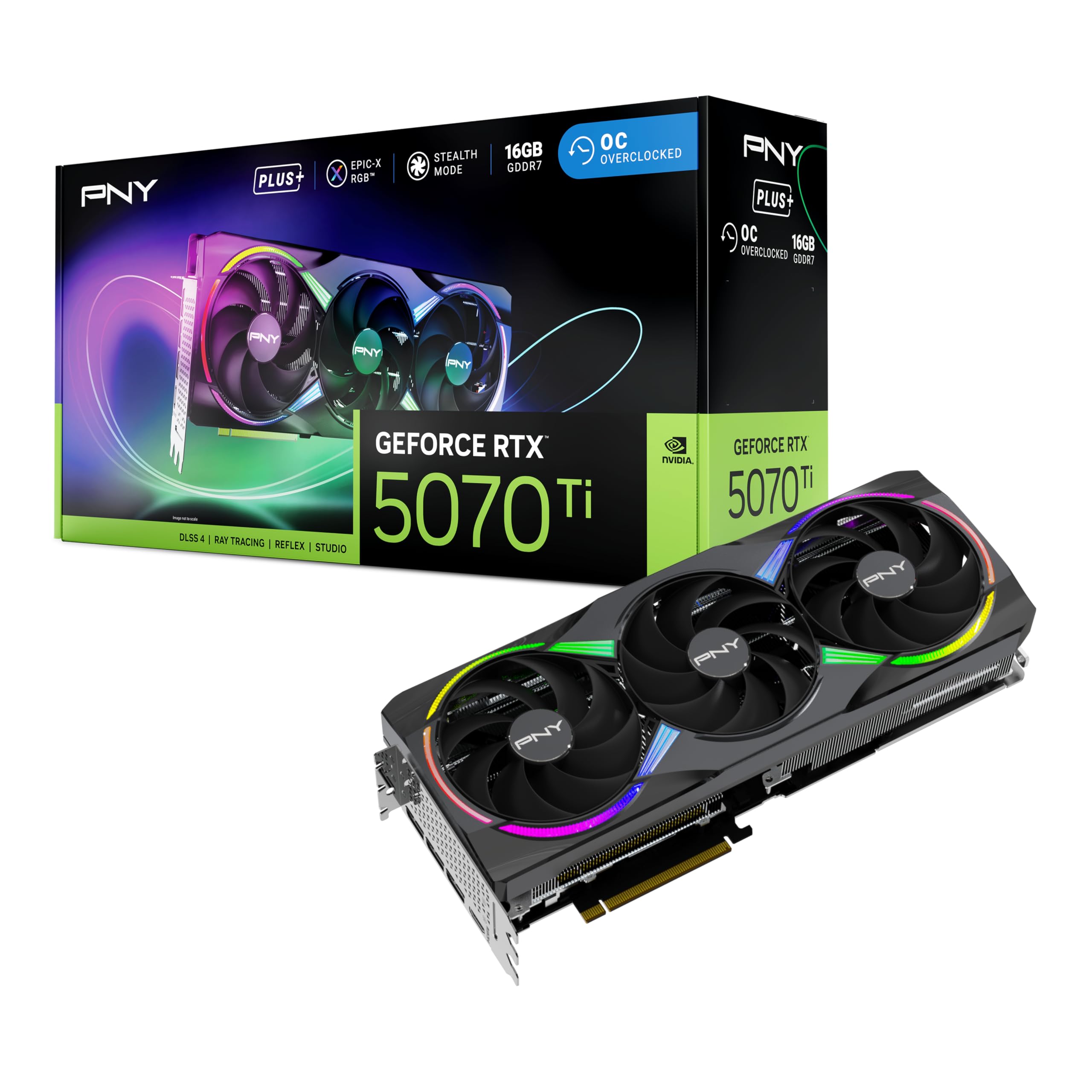 Amazon | PNY GEFORCE RTX™ 5070 Ti 16GB ARGB オーバークロック