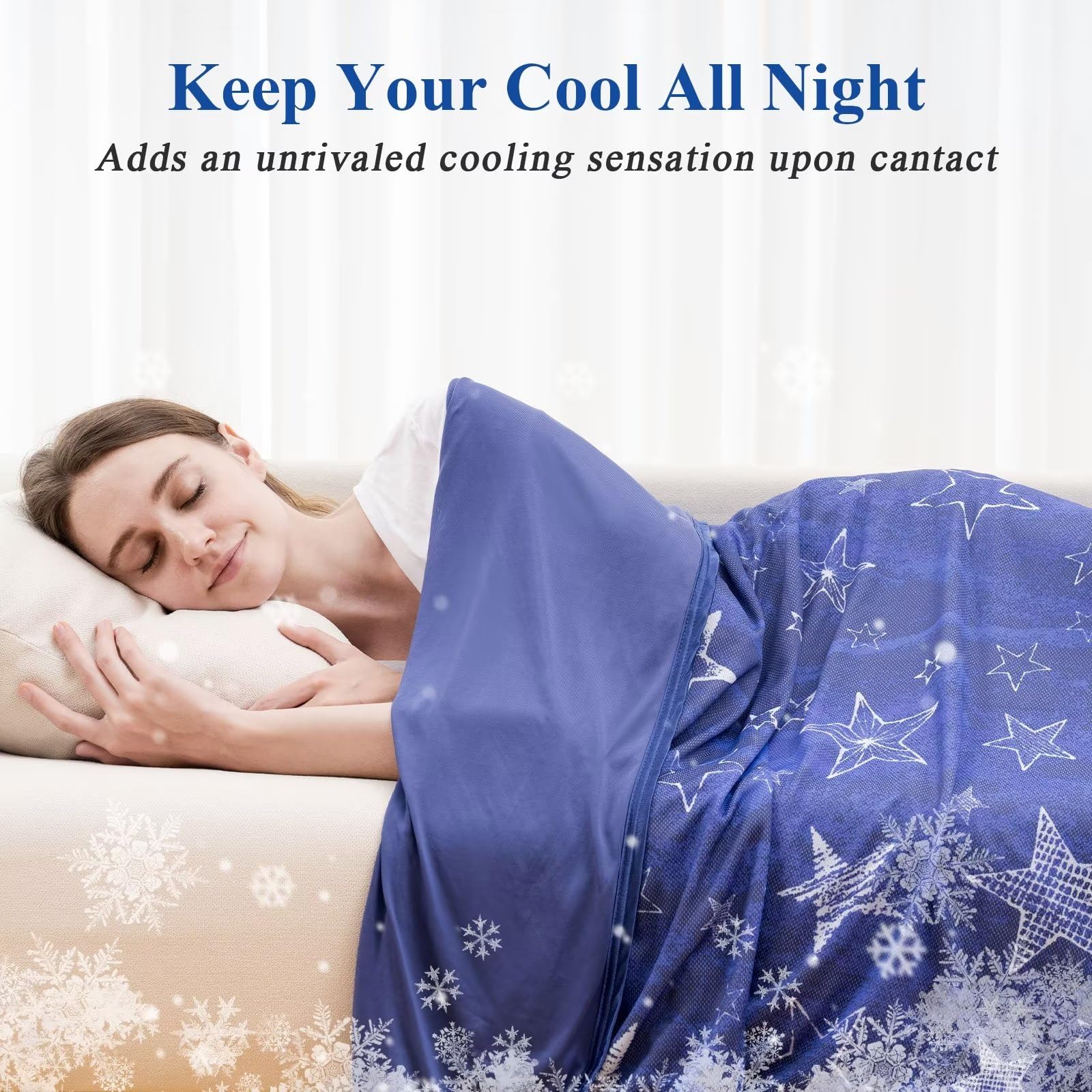 Amazon.com: Vamcheer Cooling Blankets for Hot Sleepers - Star