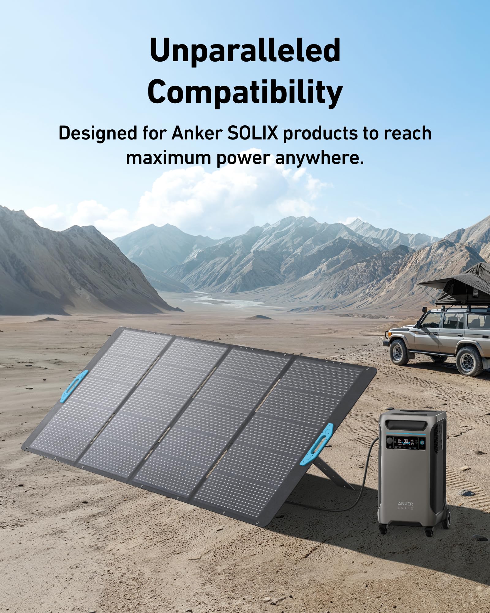 Amazon.com : Anker SOLIX PS400 Solar Panel with Adjustable