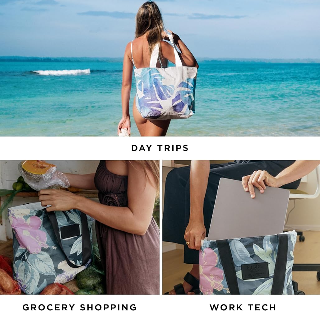 Amazon | ALOHA Collection フローラ リバーシブル トート イブ | 軽量