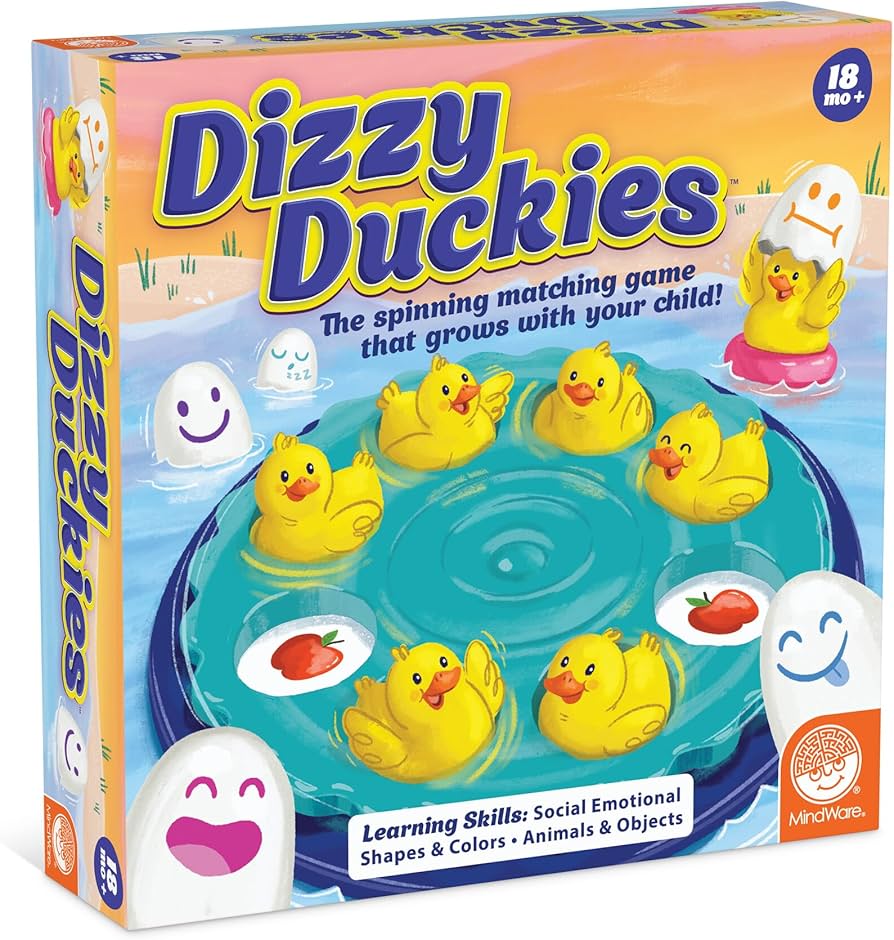 Amazon.com: MindWare Dizzy Duckies Early Learning Matching Game