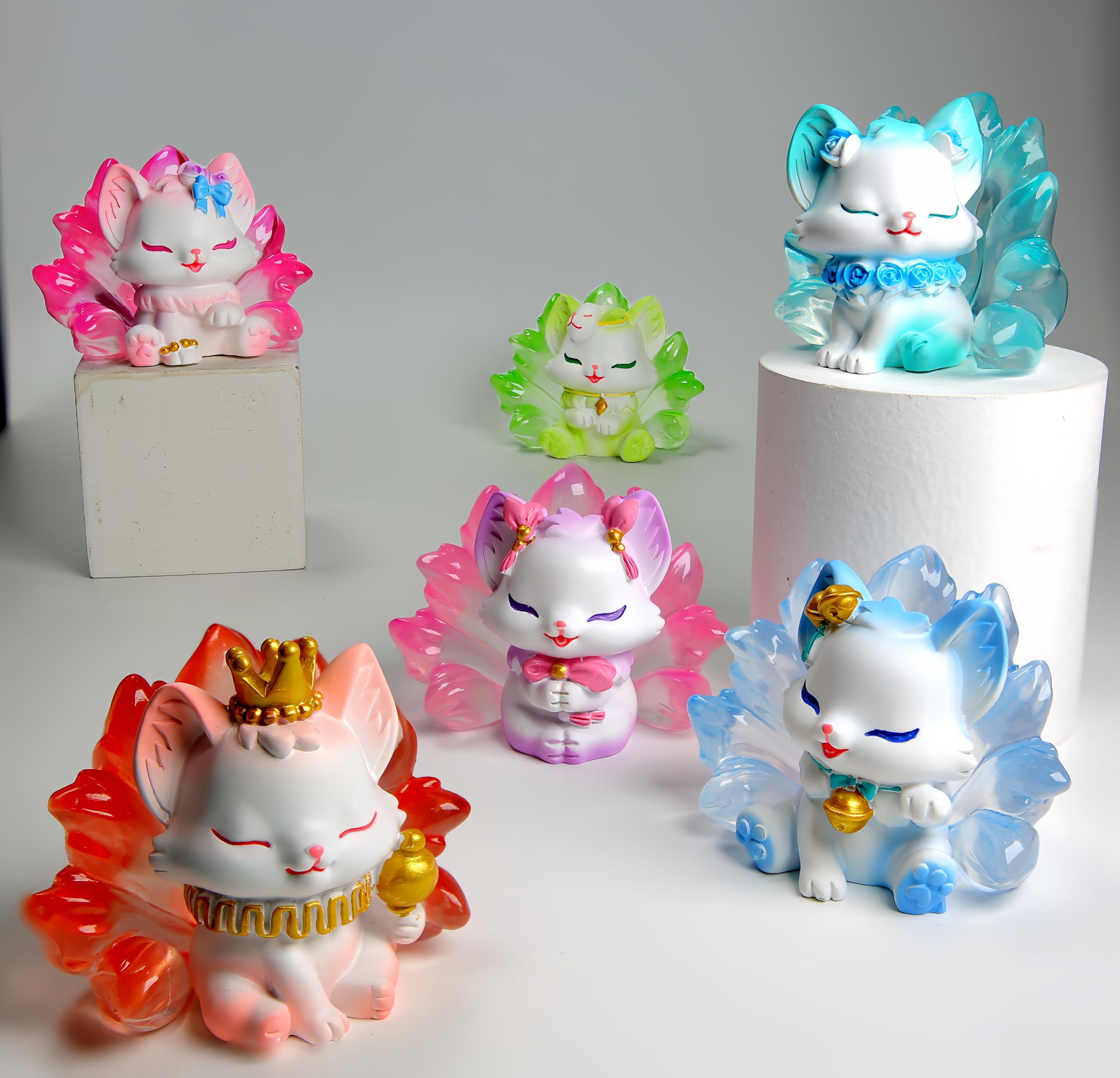 Amazon.com: Zaleny Cute Nine-Tailed Fairy Fox Mystery Box Blind