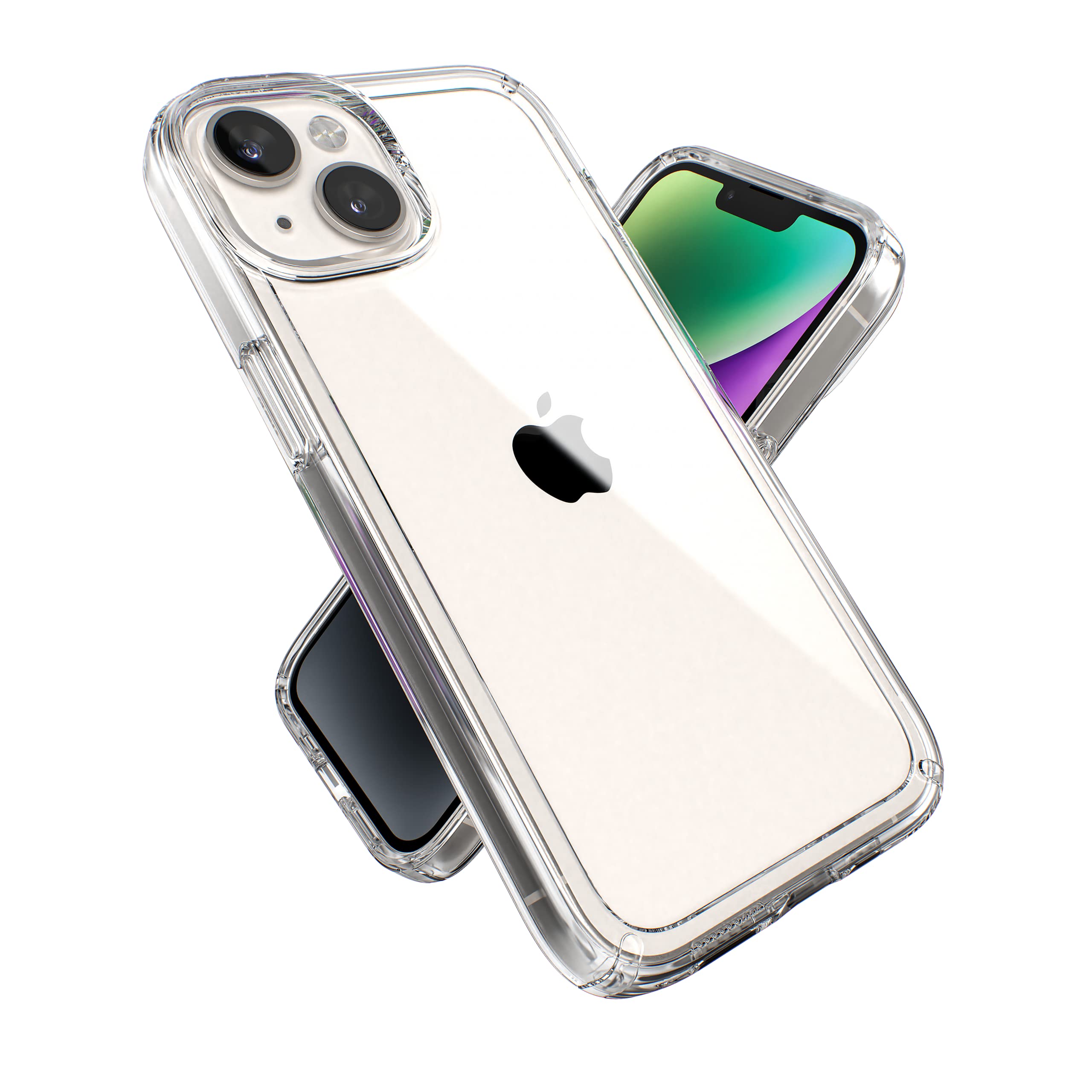 Amazon.com: Speck Clear iPhone 14 & iPhone 13 Case - Drop