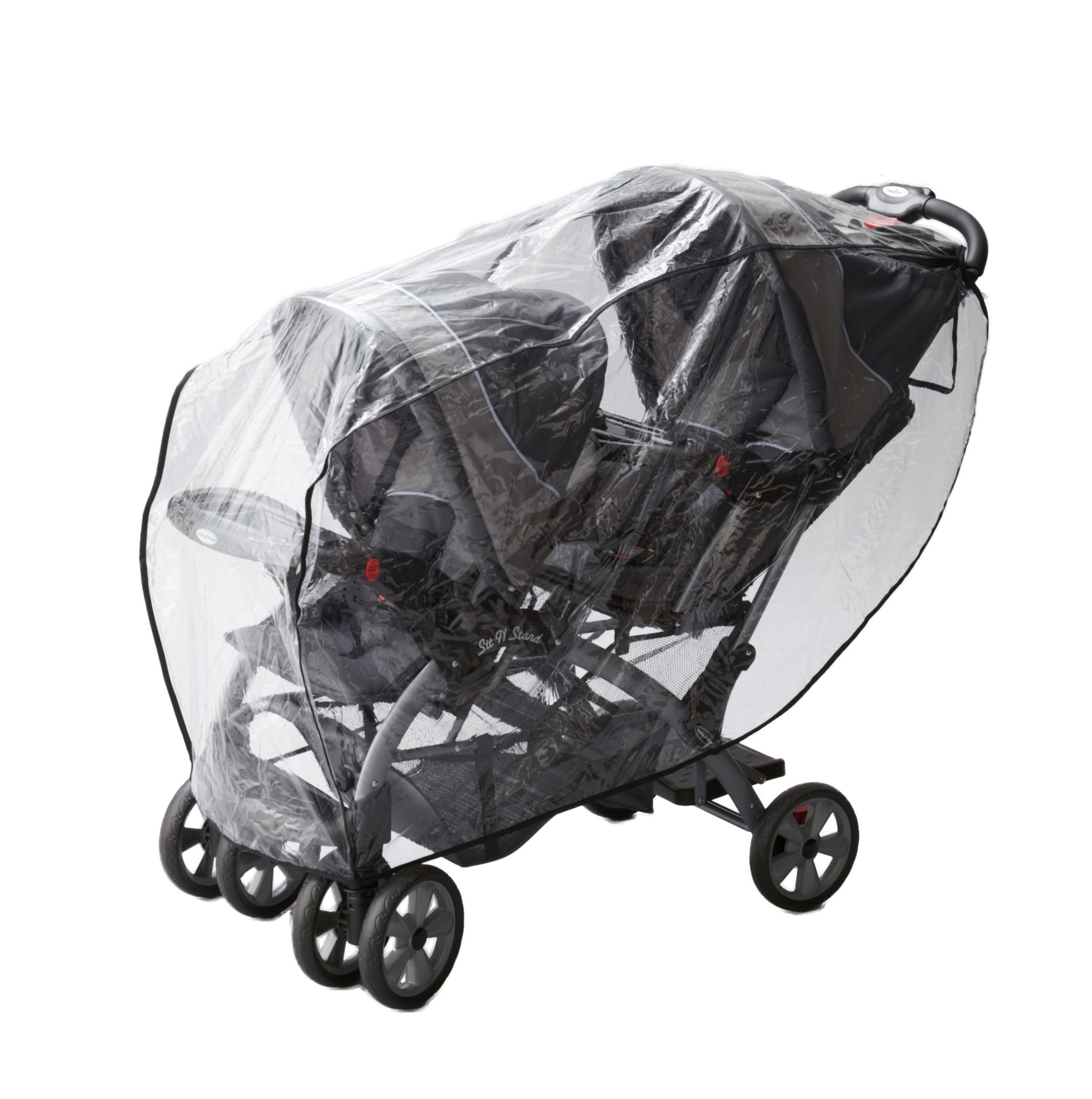 Amazon | 日本育児 2人乗りベビーカー用 レインカバー 縦型 2人乗り用