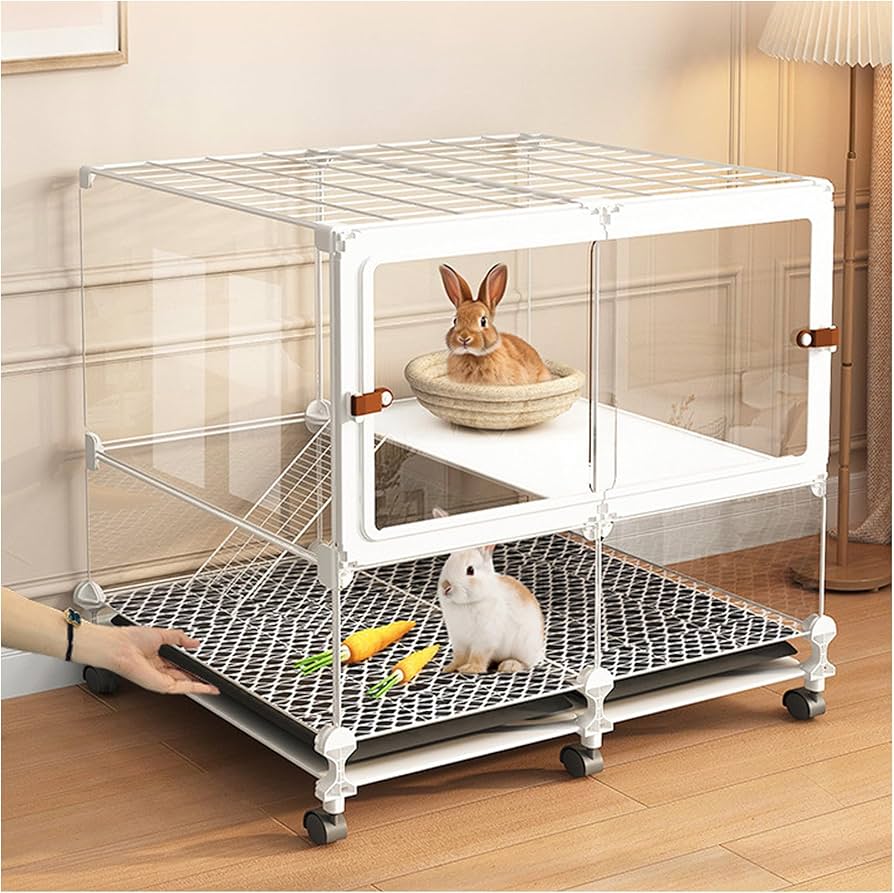 Amazon.co.jp: 小動物ケージ デグー ケージ 屋内用バニーケージ お掃除