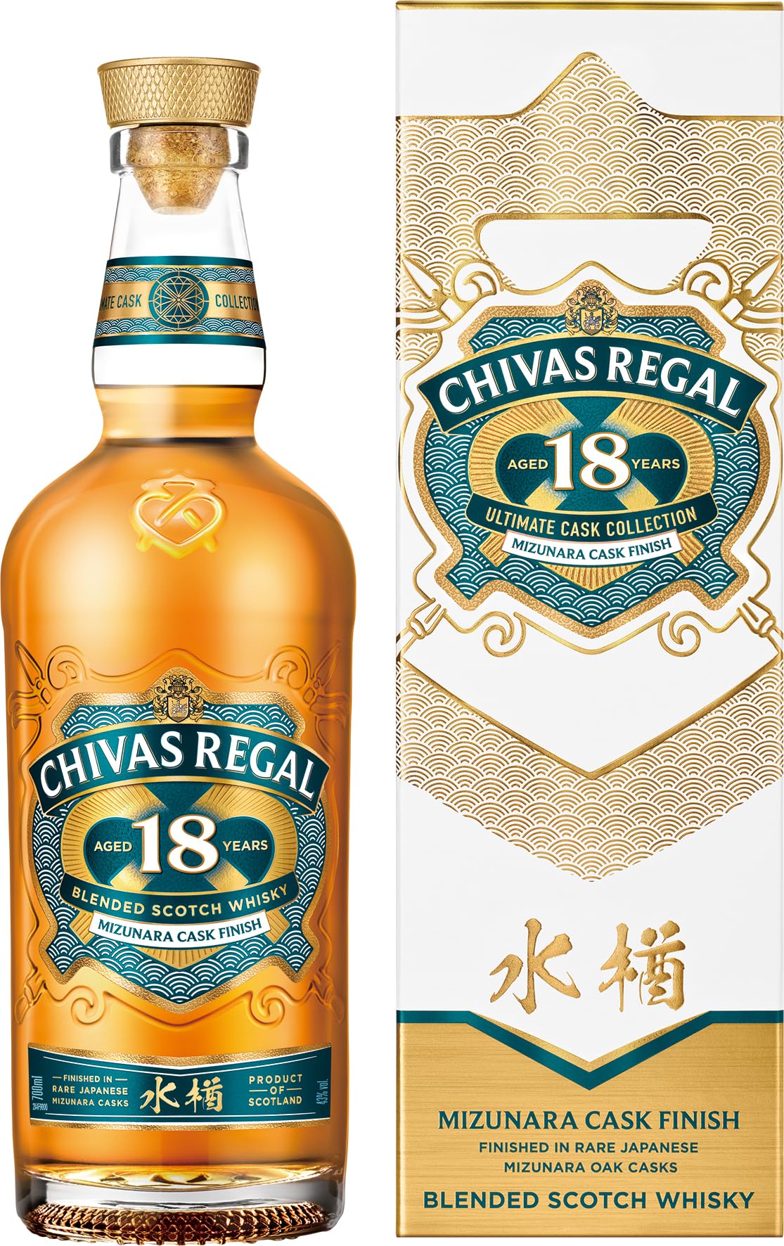 Amazon.co.jp: 【Celebration Gift】Chivas Regal 18 Year Mizunara