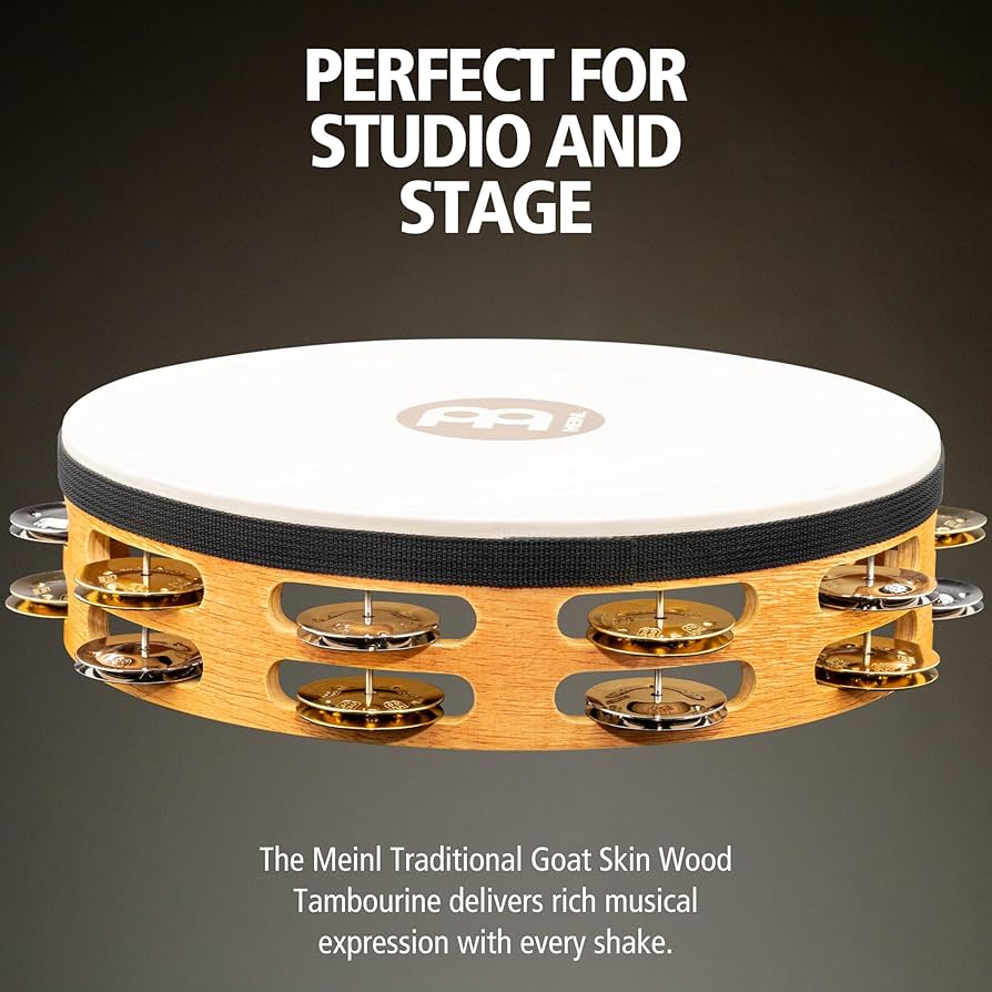 Amazon.com: Meinl Percussion TAH2M-SNT Traditional 10-Inch Wood