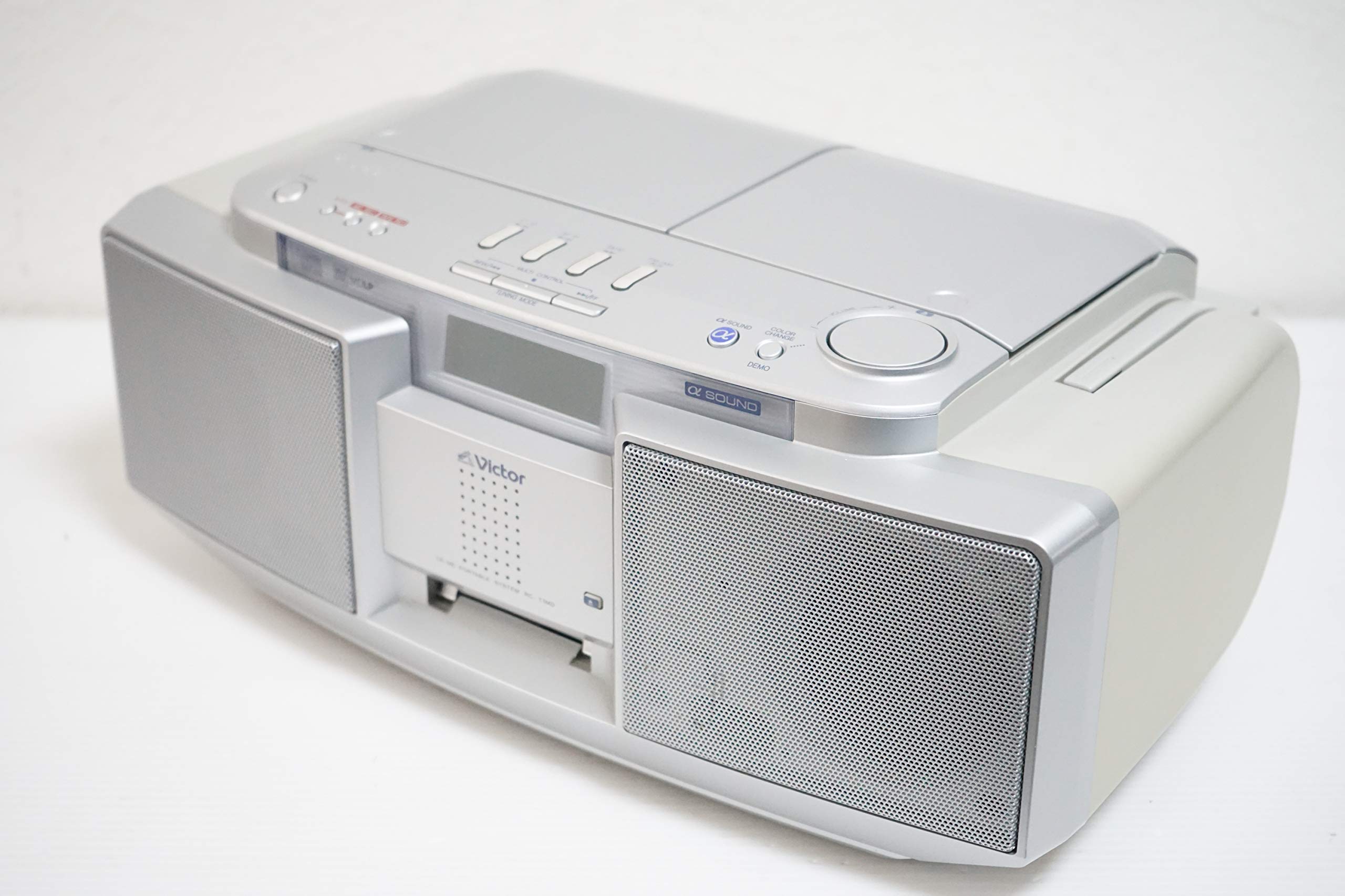 Amazon | Victor ビクター JVC RC-T1MD-S シルバー CD-MDポータブル