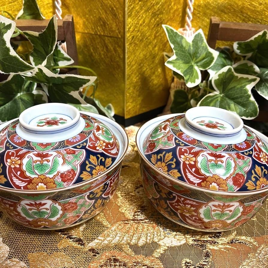 Amazon.co.jp: 有田焼 庫山窯 前畑陶器 蓋付 どんぶり : ホーム＆キッチン