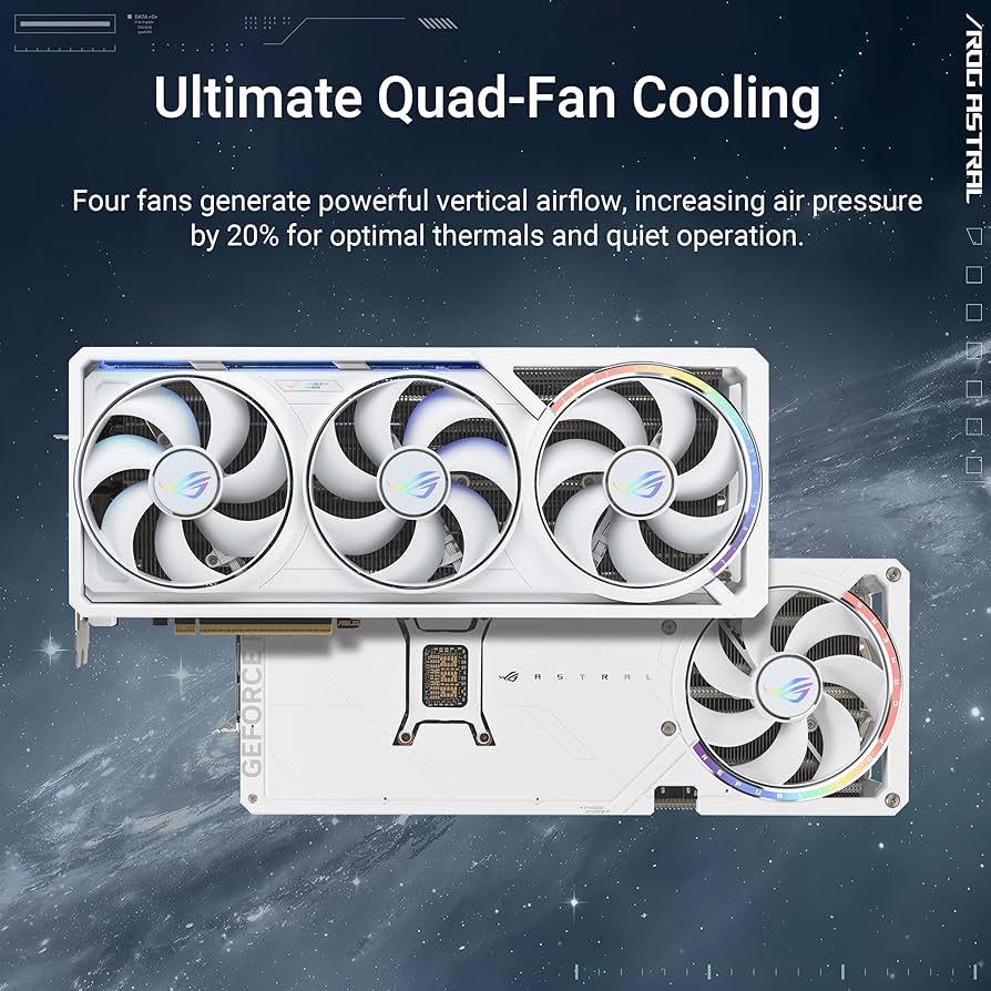 Amazon.com: ASUS ROG Astral GeForce RTX™ 5080 16GB GDDR7 White OC
