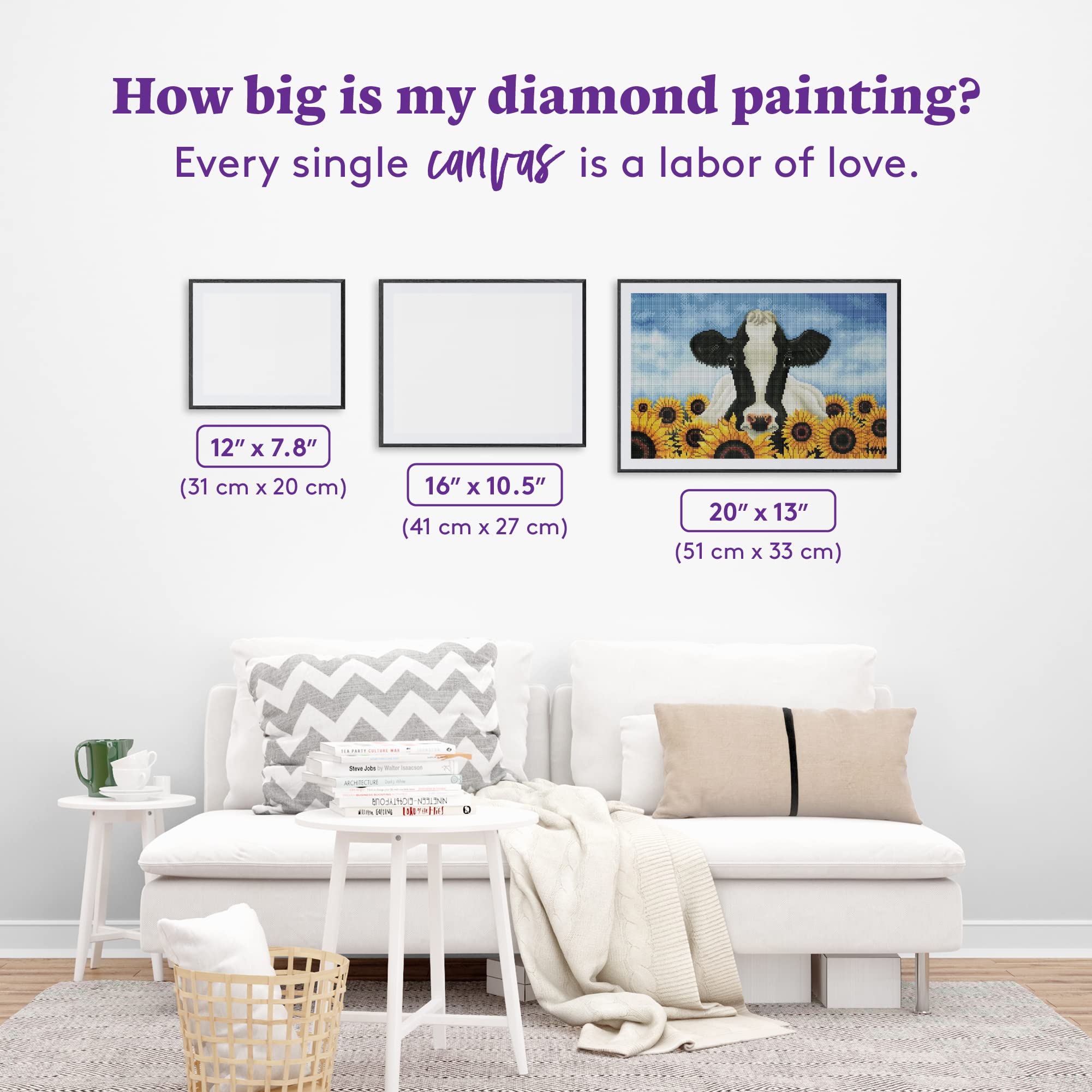 Amazon | ひまわりの正方形に囲まれたダイヤモンドアートクラブ。31色