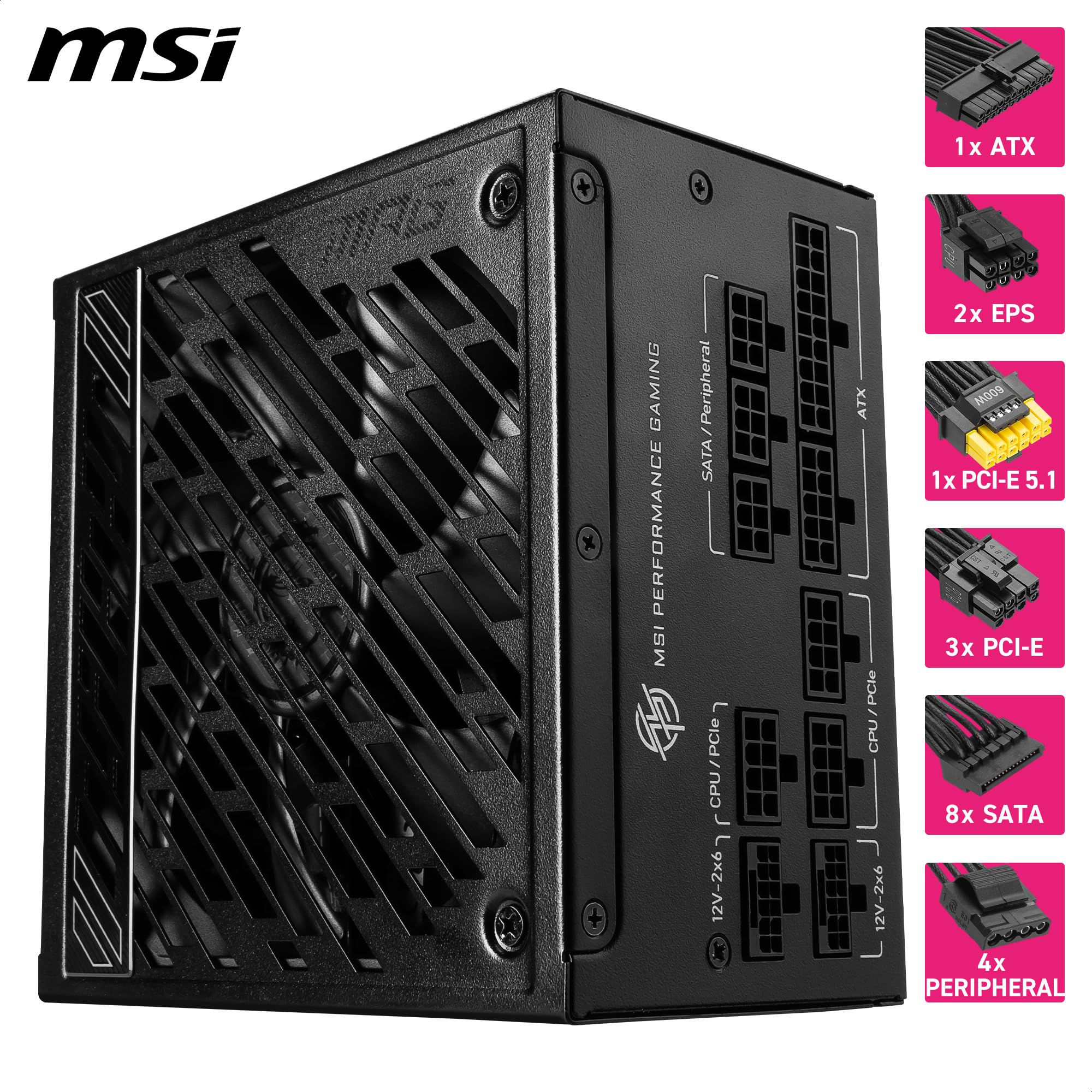 Amazon.com: MSI MPG A850GS PCIE5, Fully Modular Gaming 850W Power