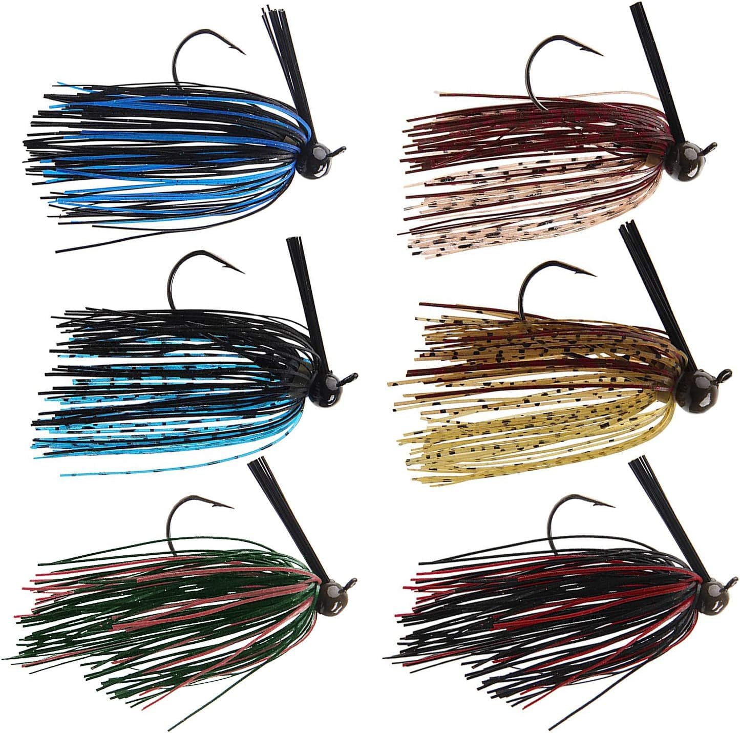 Amazon.co.jp: VTEERY(みさ) ラバージグ バス釣り ラバージグセット